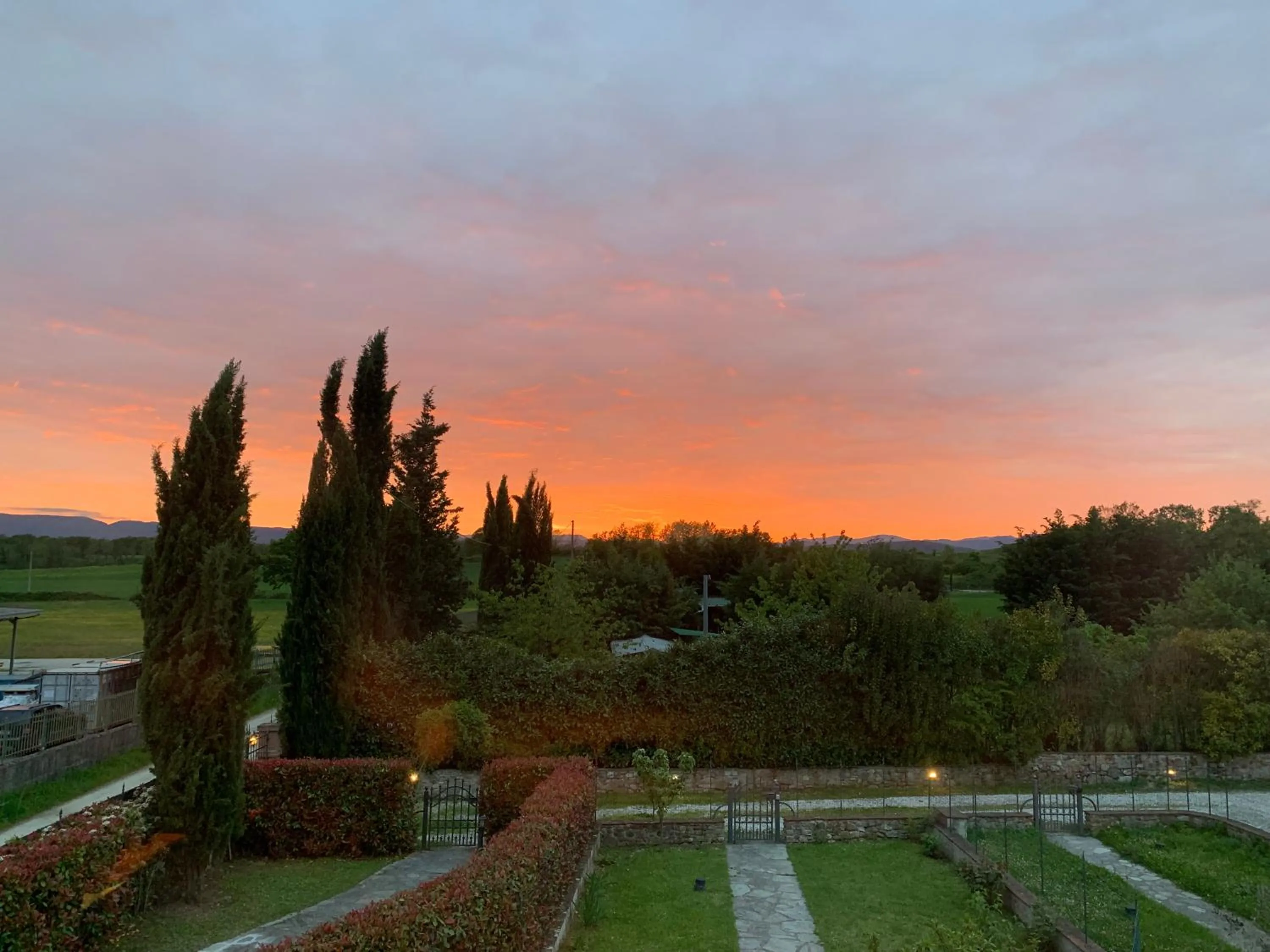 Sunset in La Corte di Ronzano