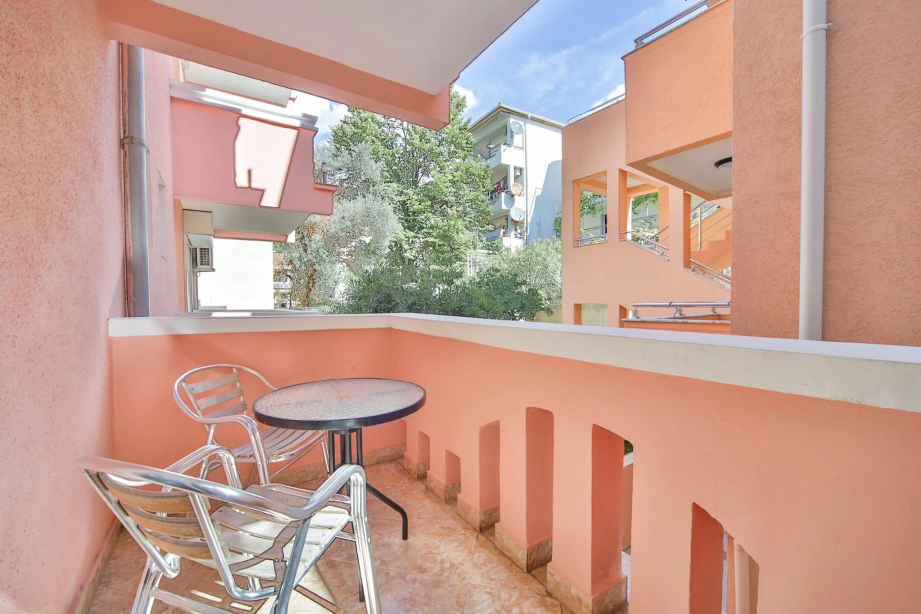 Balcony/Terrace in Garni Hotel Koral