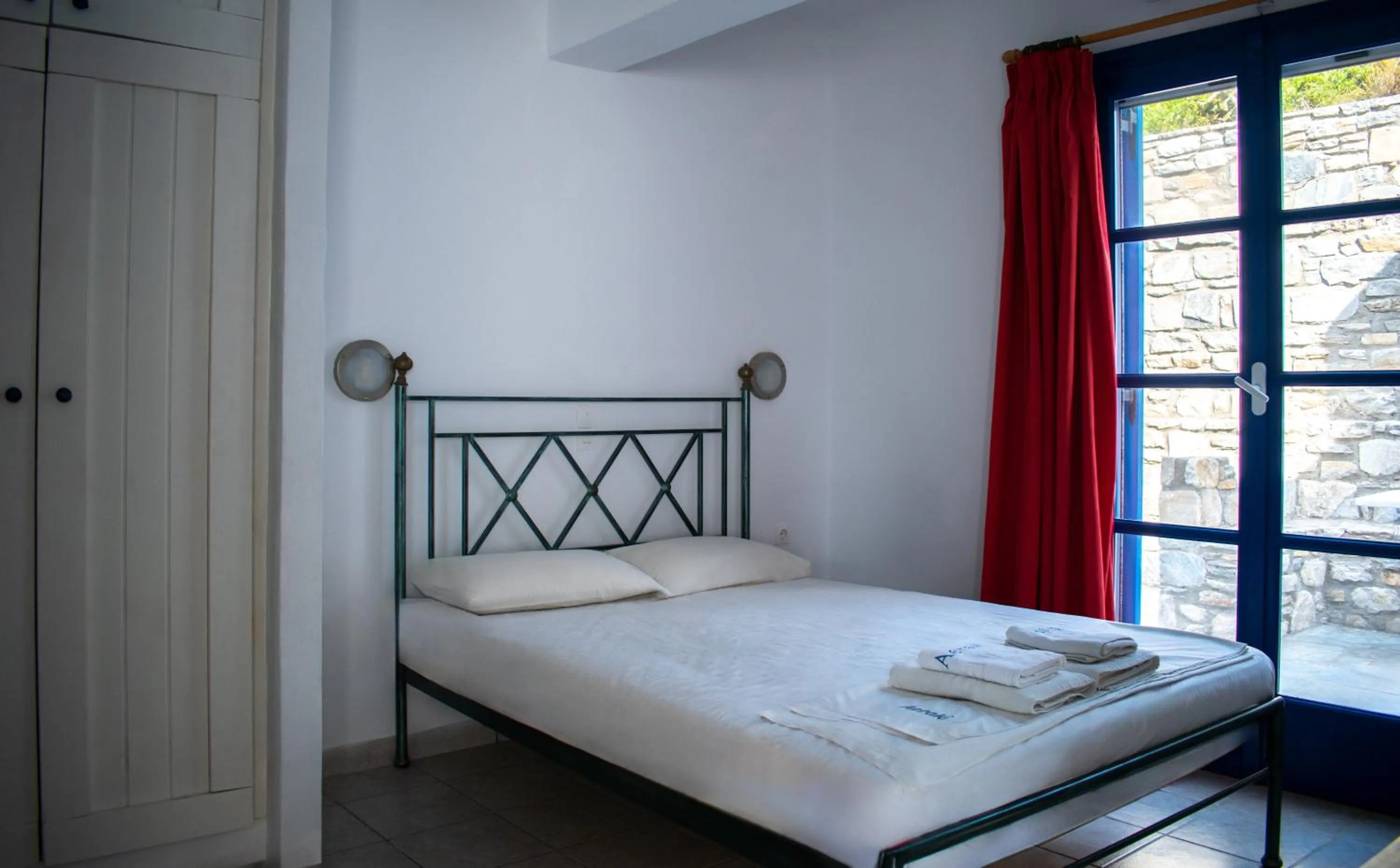 Bed in Aeraki Studios