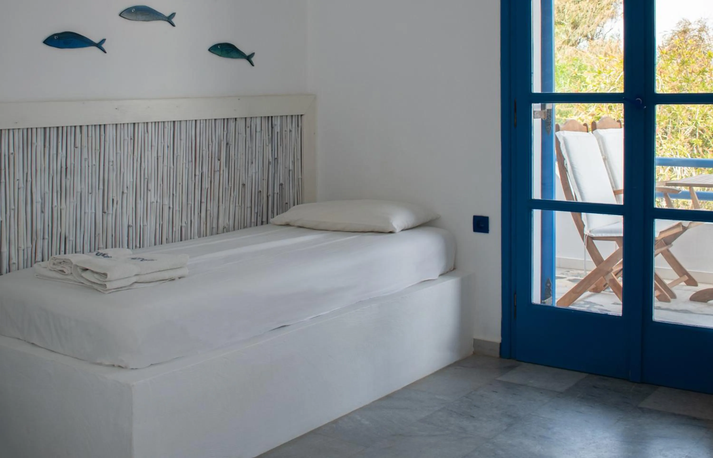 Bed in Aeraki Studios