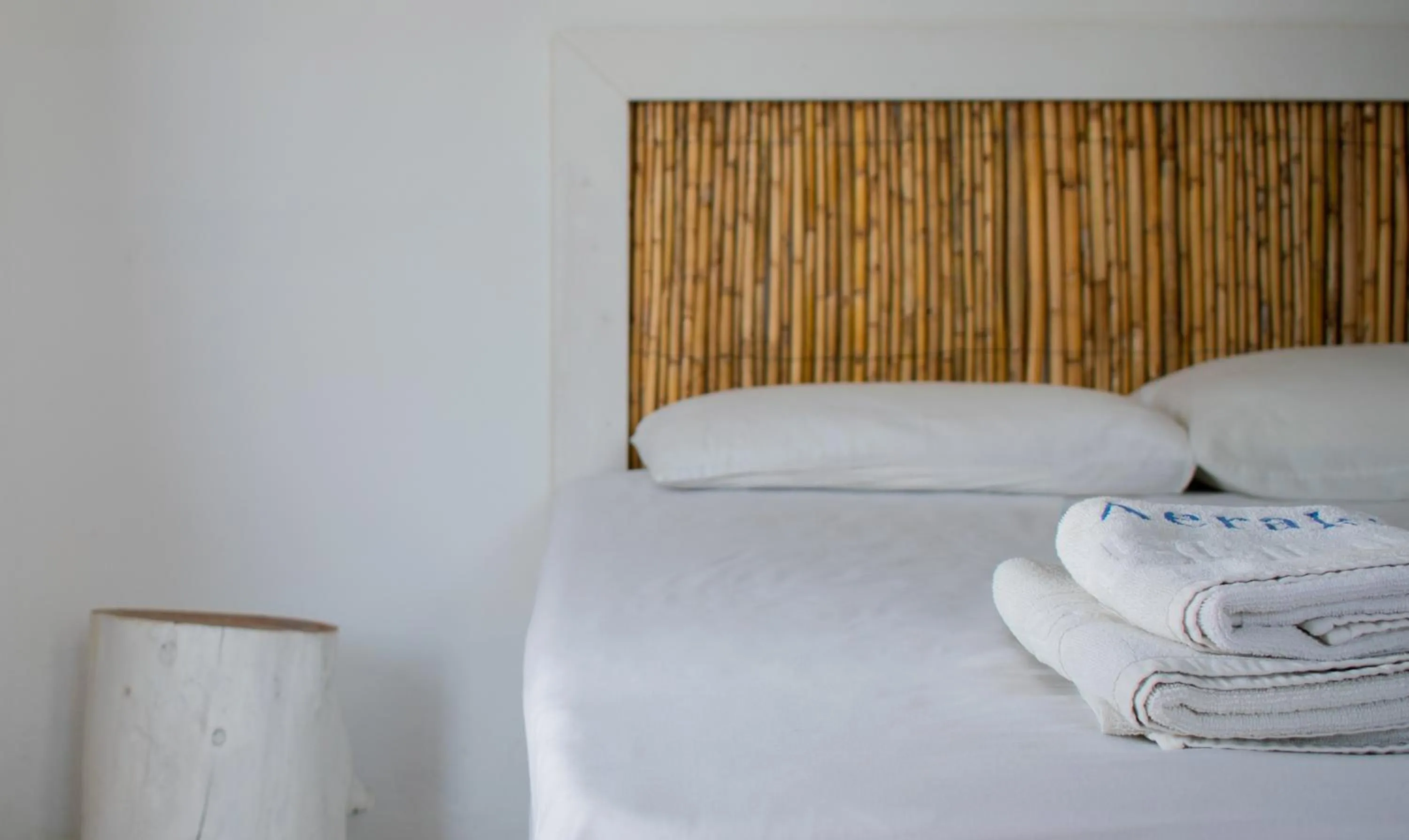 Bed in Aeraki Studios