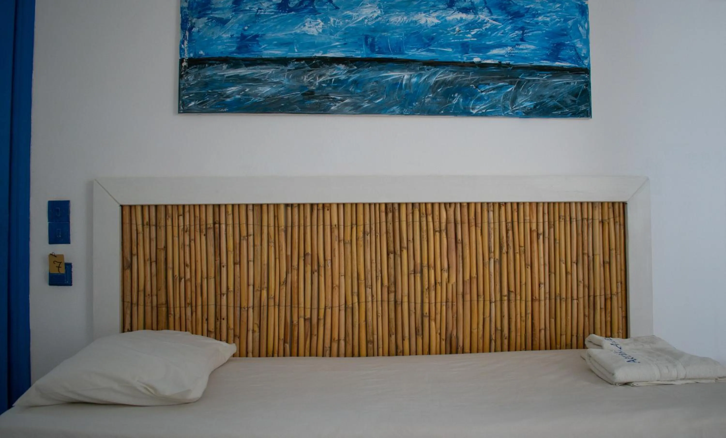 Bed in Aeraki Studios