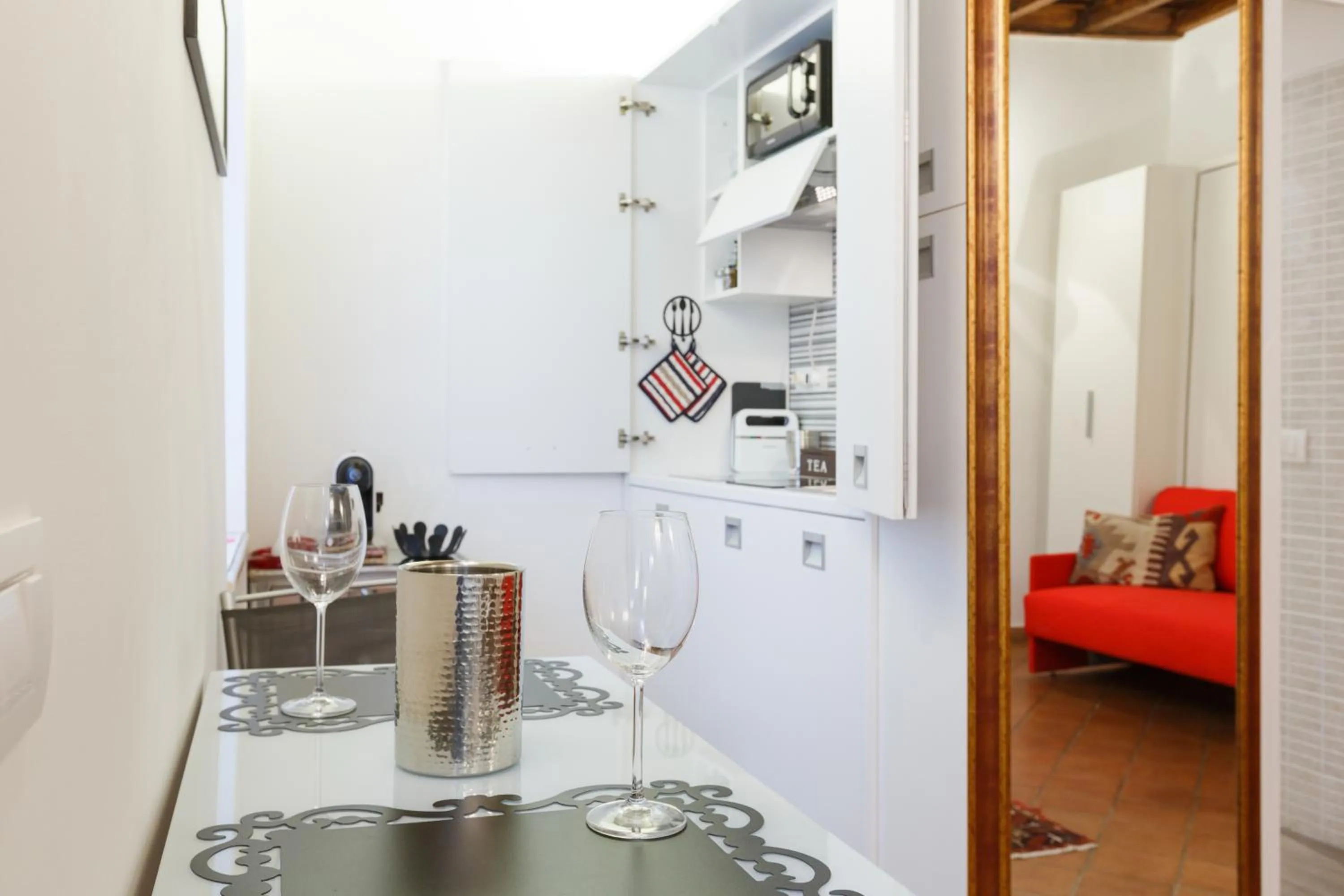 Kitchen or kitchenette in NAVONA, Old Rome Lodge