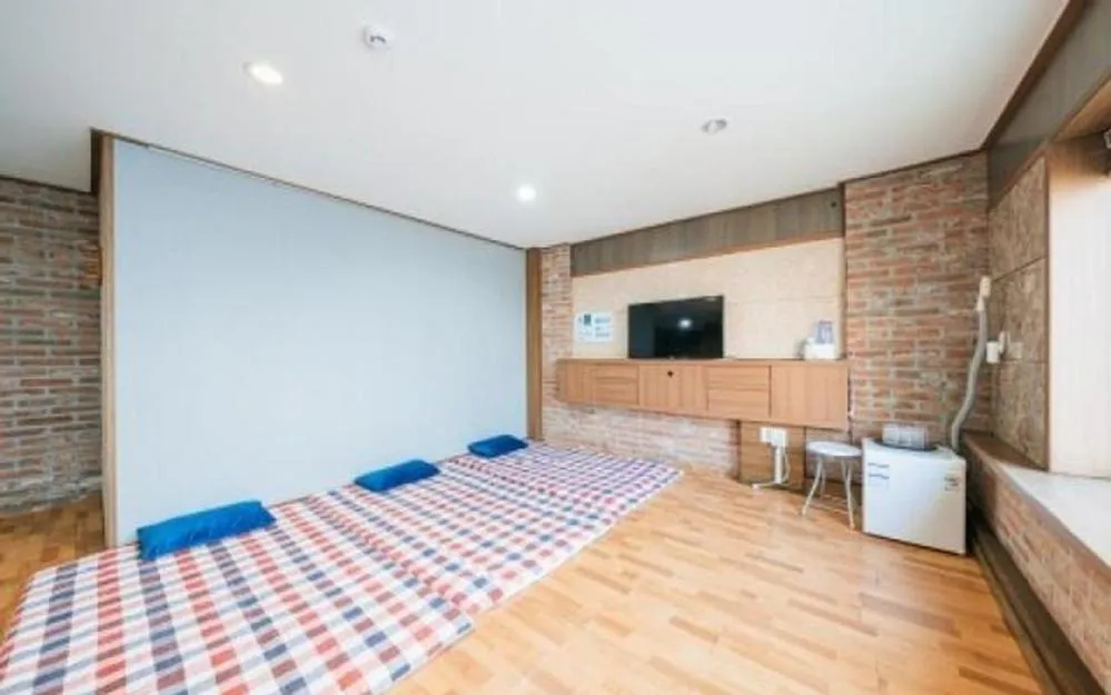 Bed in Jeju Joy Hill Pension