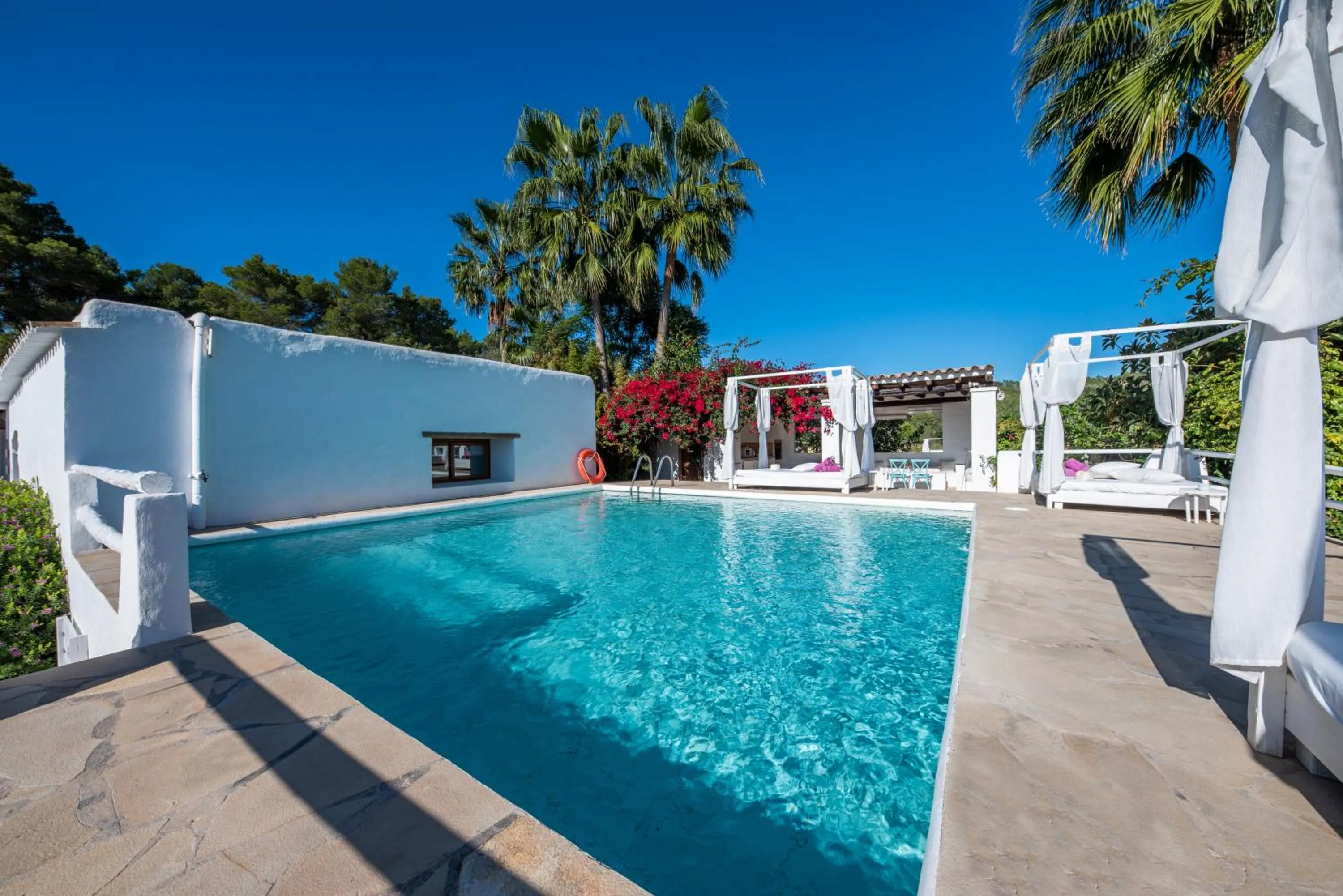 Pool view in Agroturismo Can Cosmi Prats