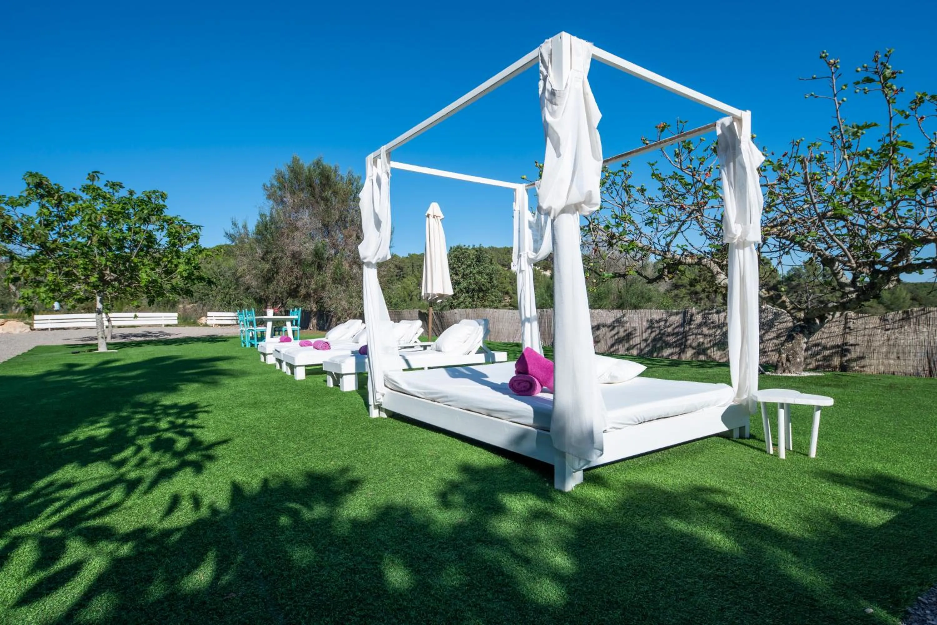 Pool view in Agroturismo Can Cosmi Prats