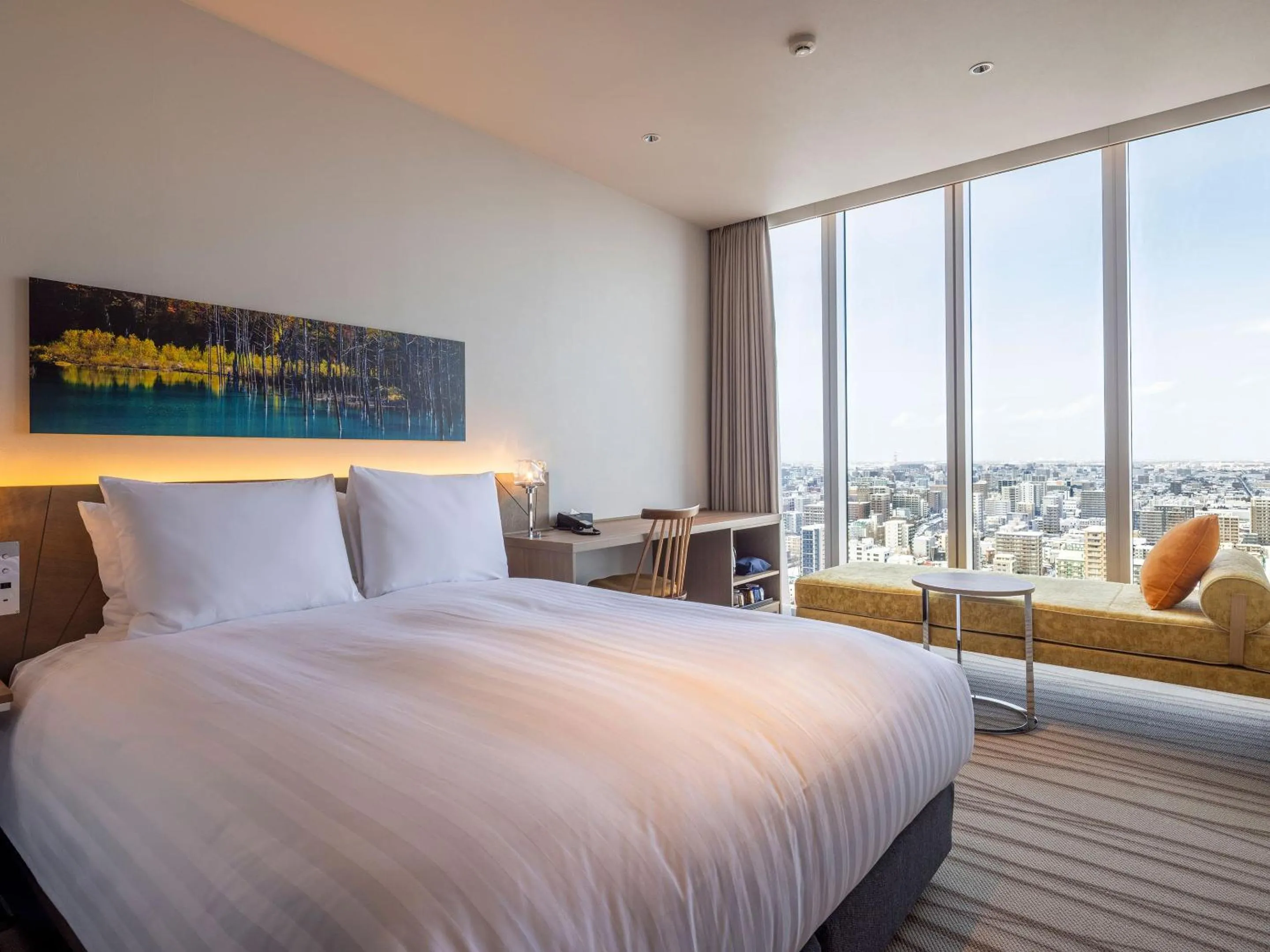 Bed in SAPPORO HOTEL by GRANBELL