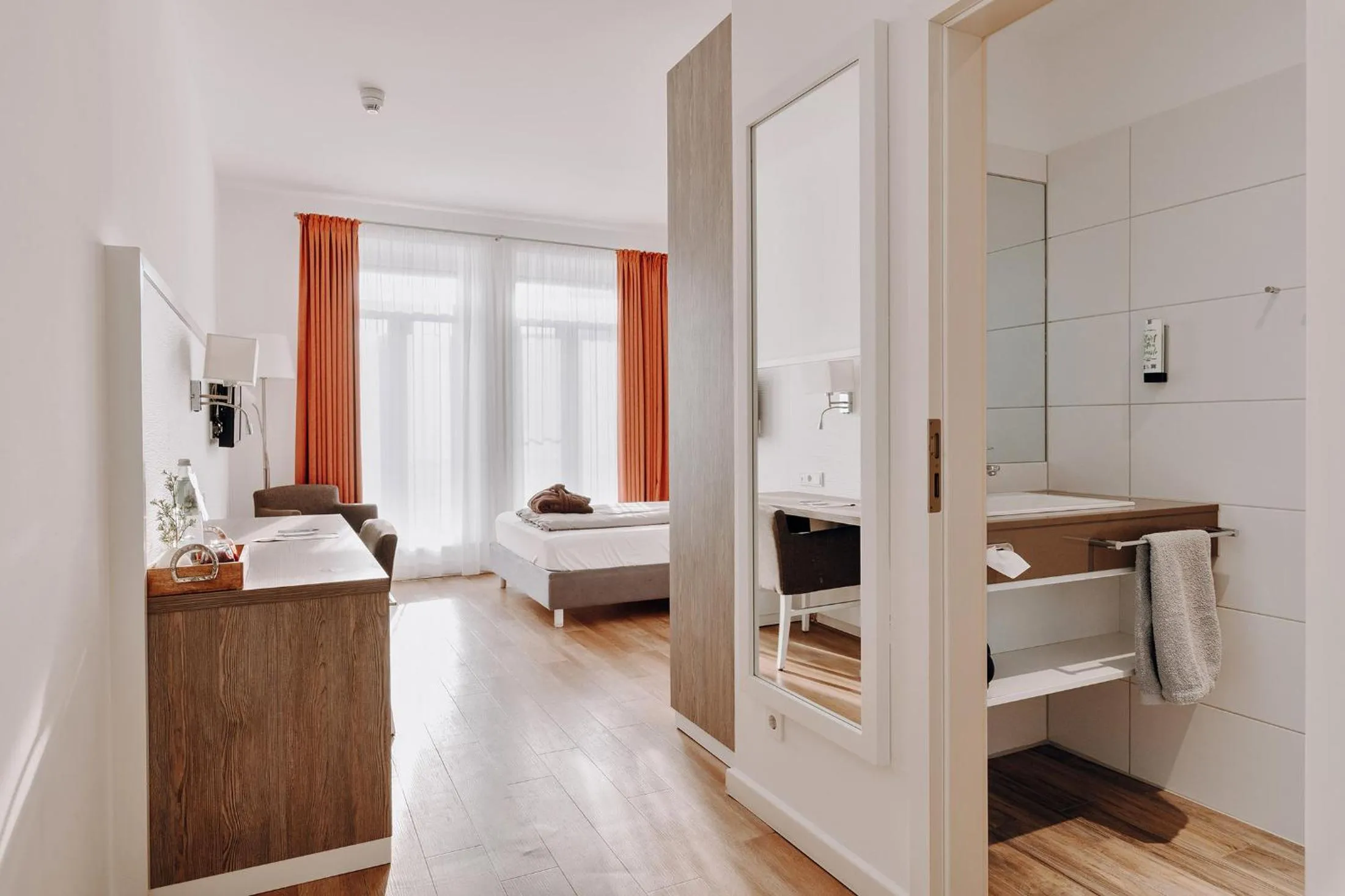 Photo of the whole room, Bed in Hotel Inselhof Borkum