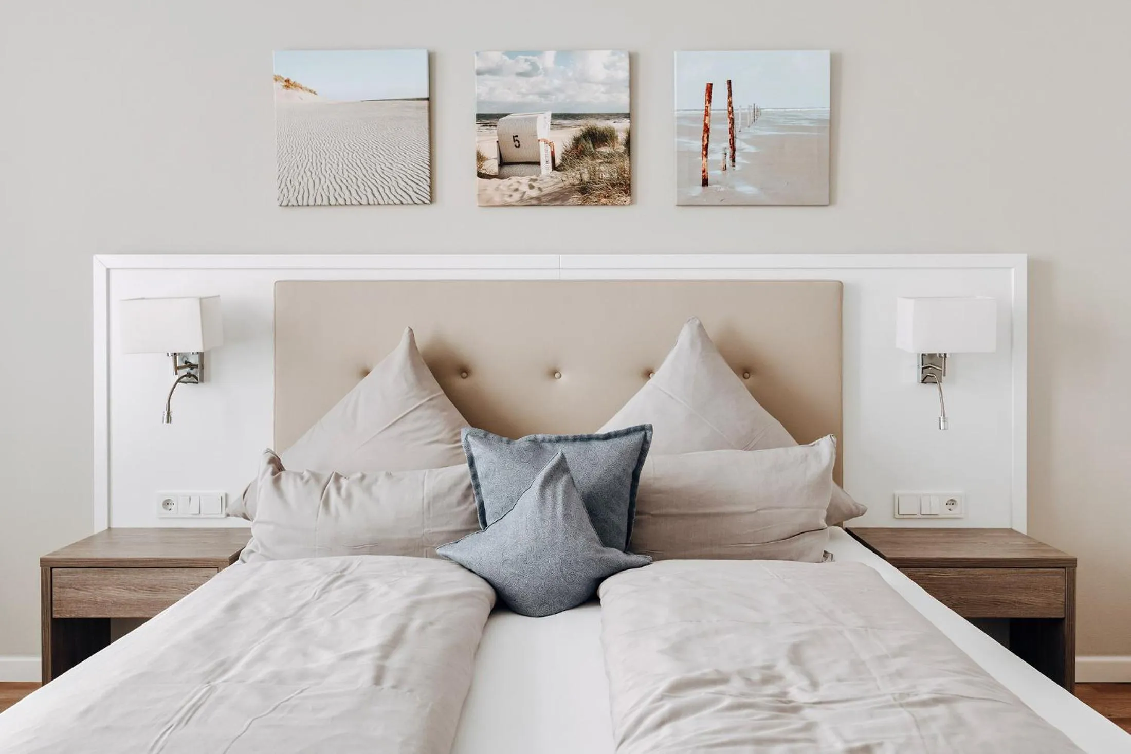 Bed in Hotel Inselhof Borkum