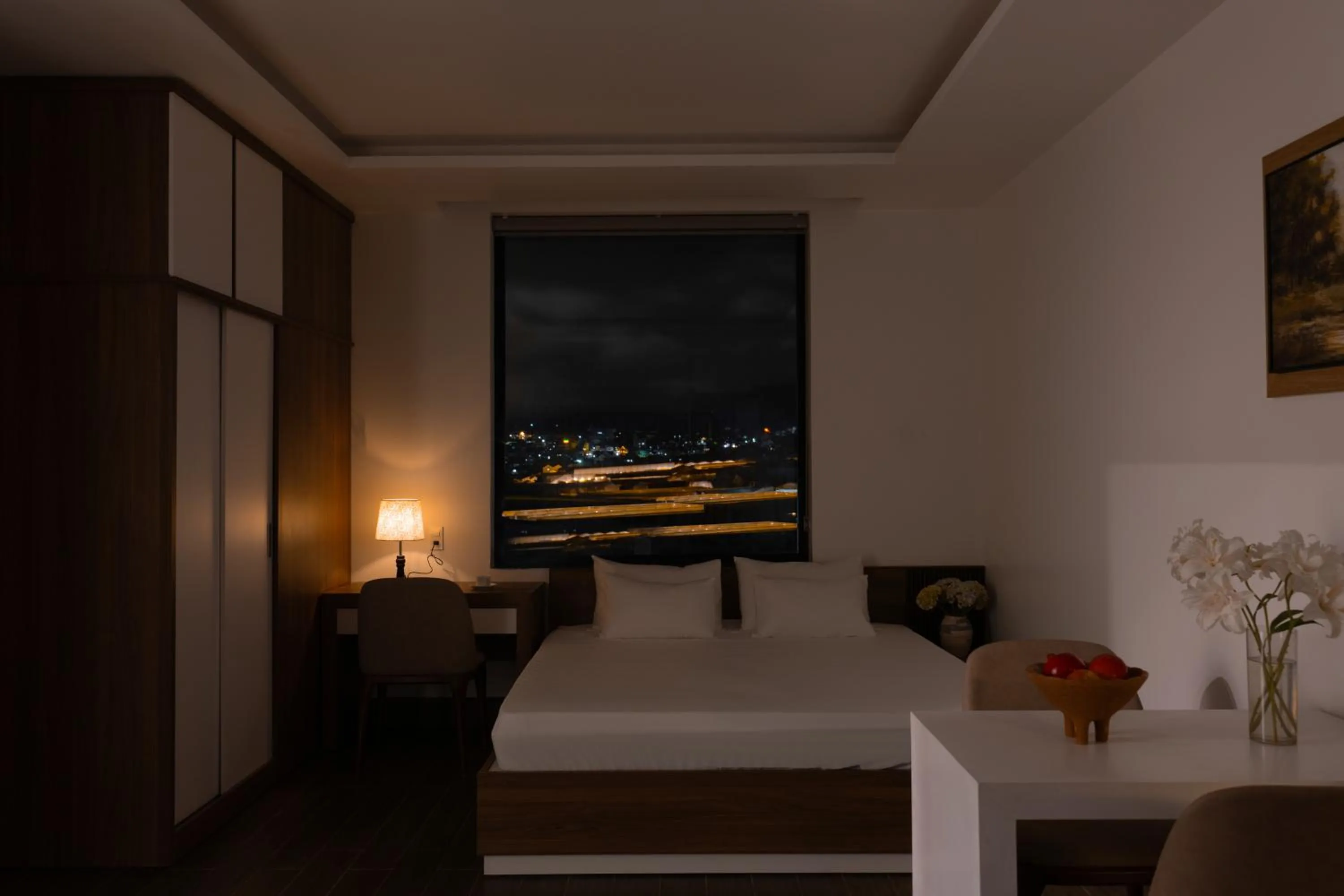 View (from property/room), Bed in Anteaus Hotel Đà Lạt