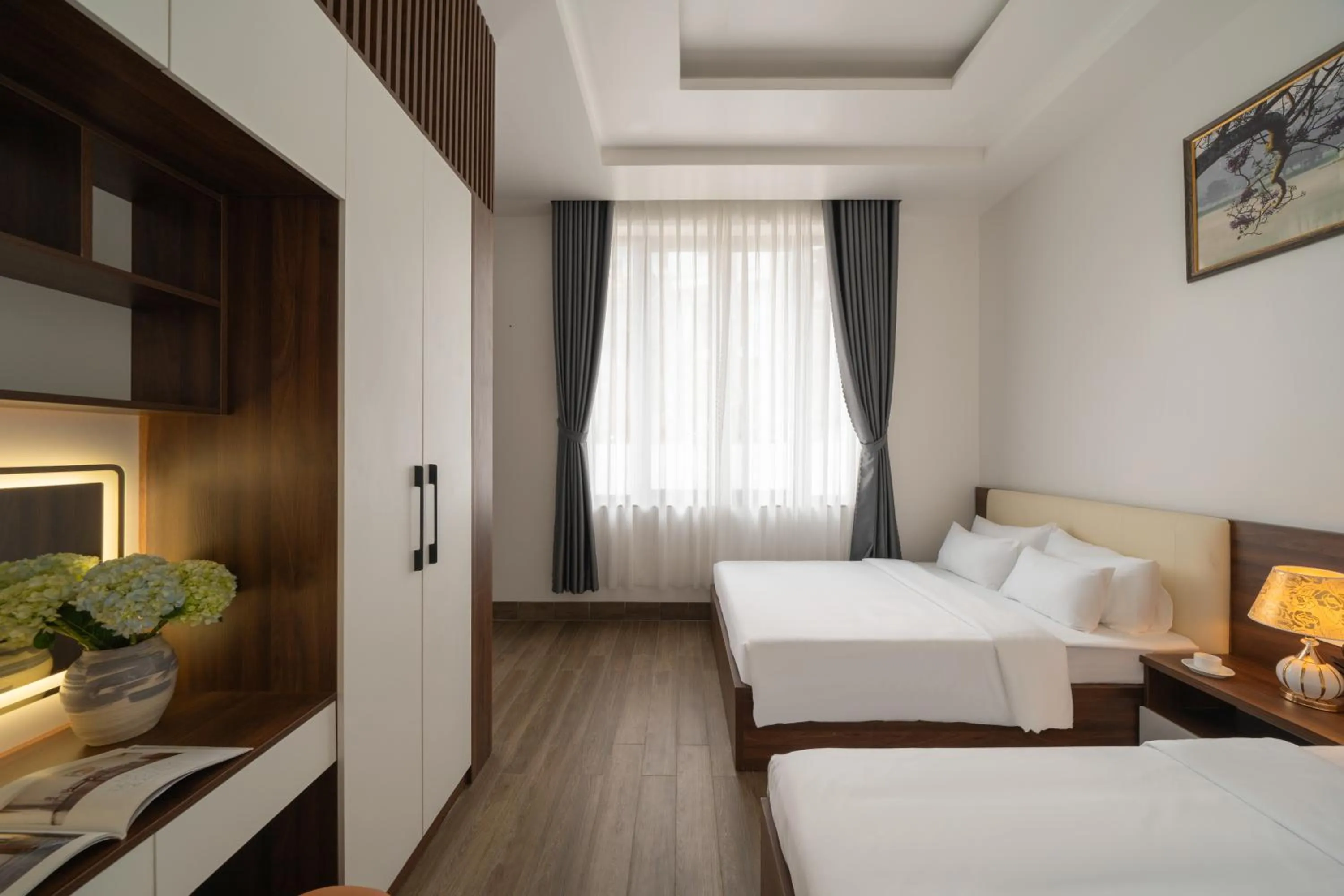 Patio, Bed in Anteaus Hotel Đà Lạt