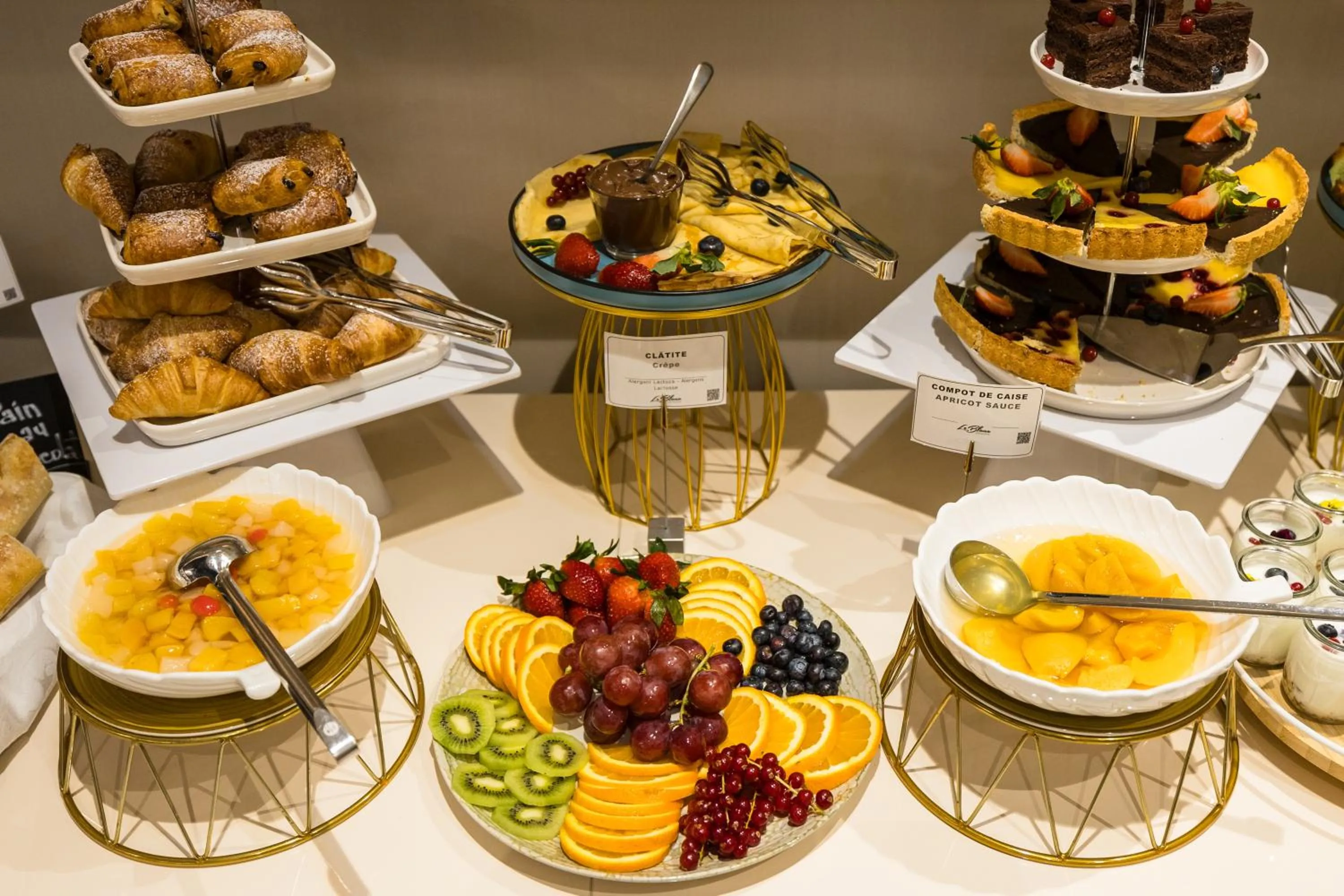 Breakfast in Le Blanc Cotroceni Hotel