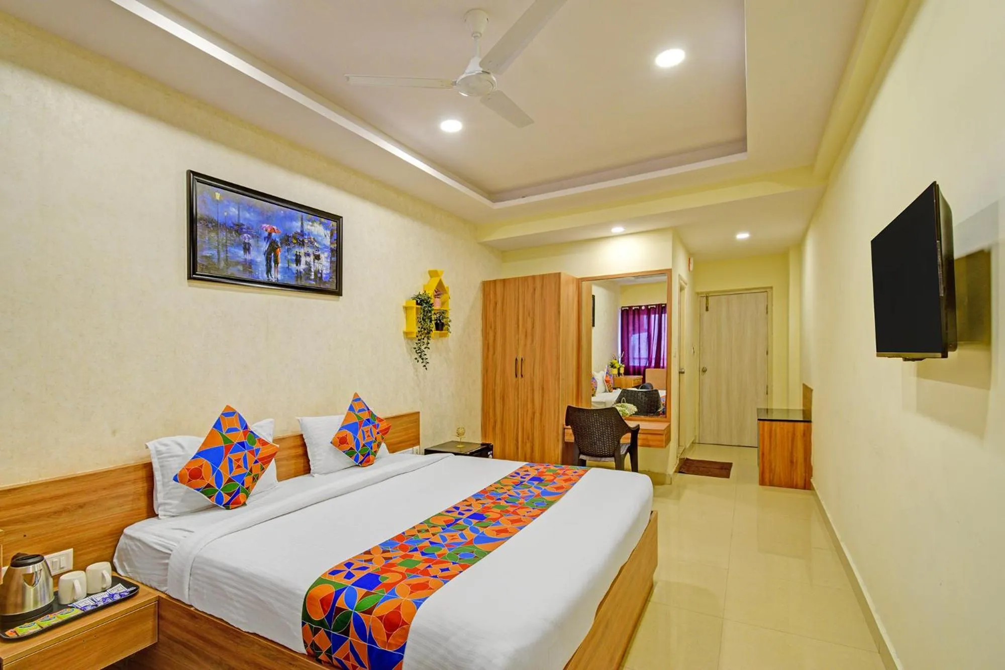 Bed in FabHotel Metro - Nr Secunderabad Railway Station