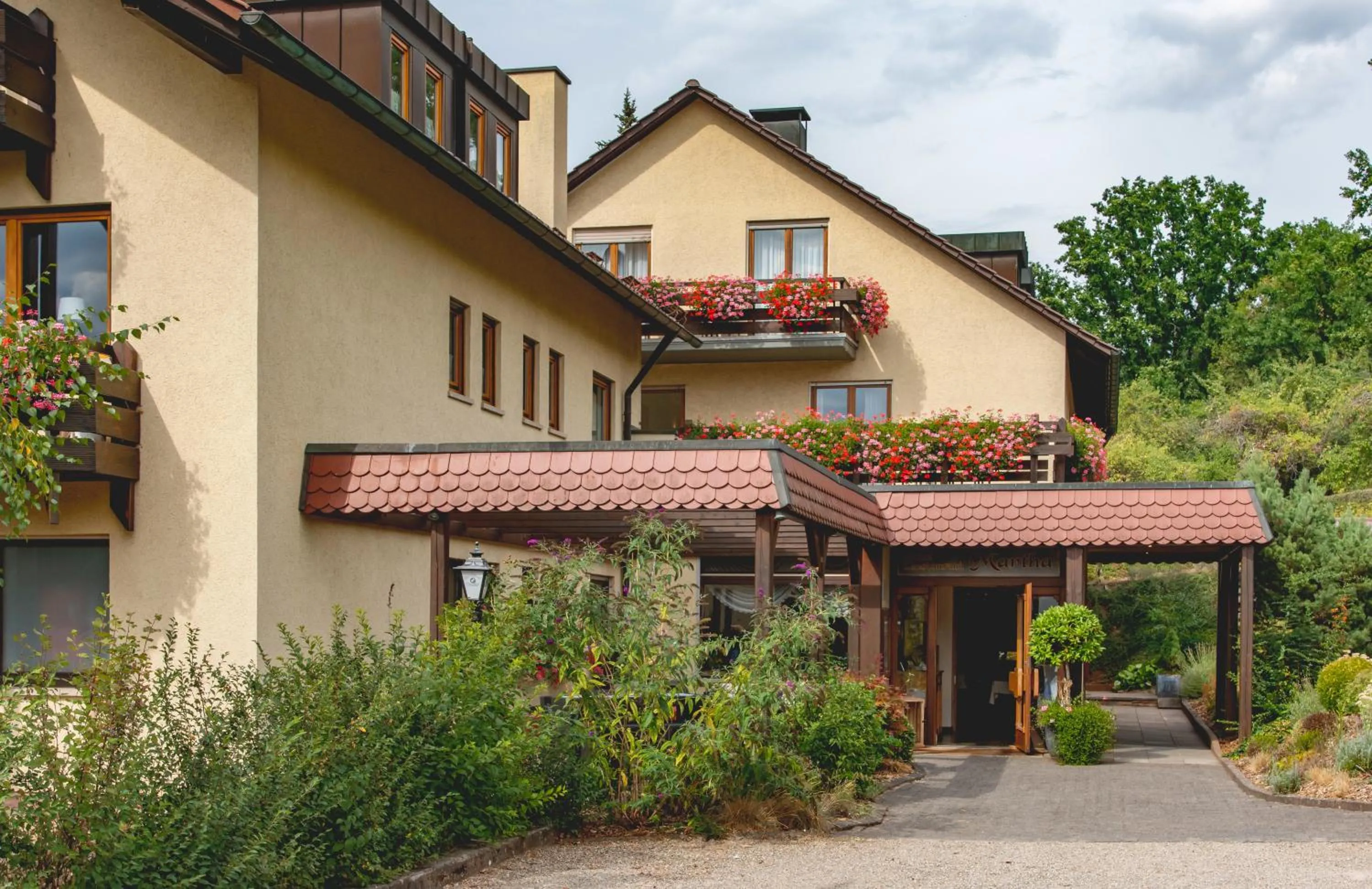 Property building in Hotel Restaurant Martha