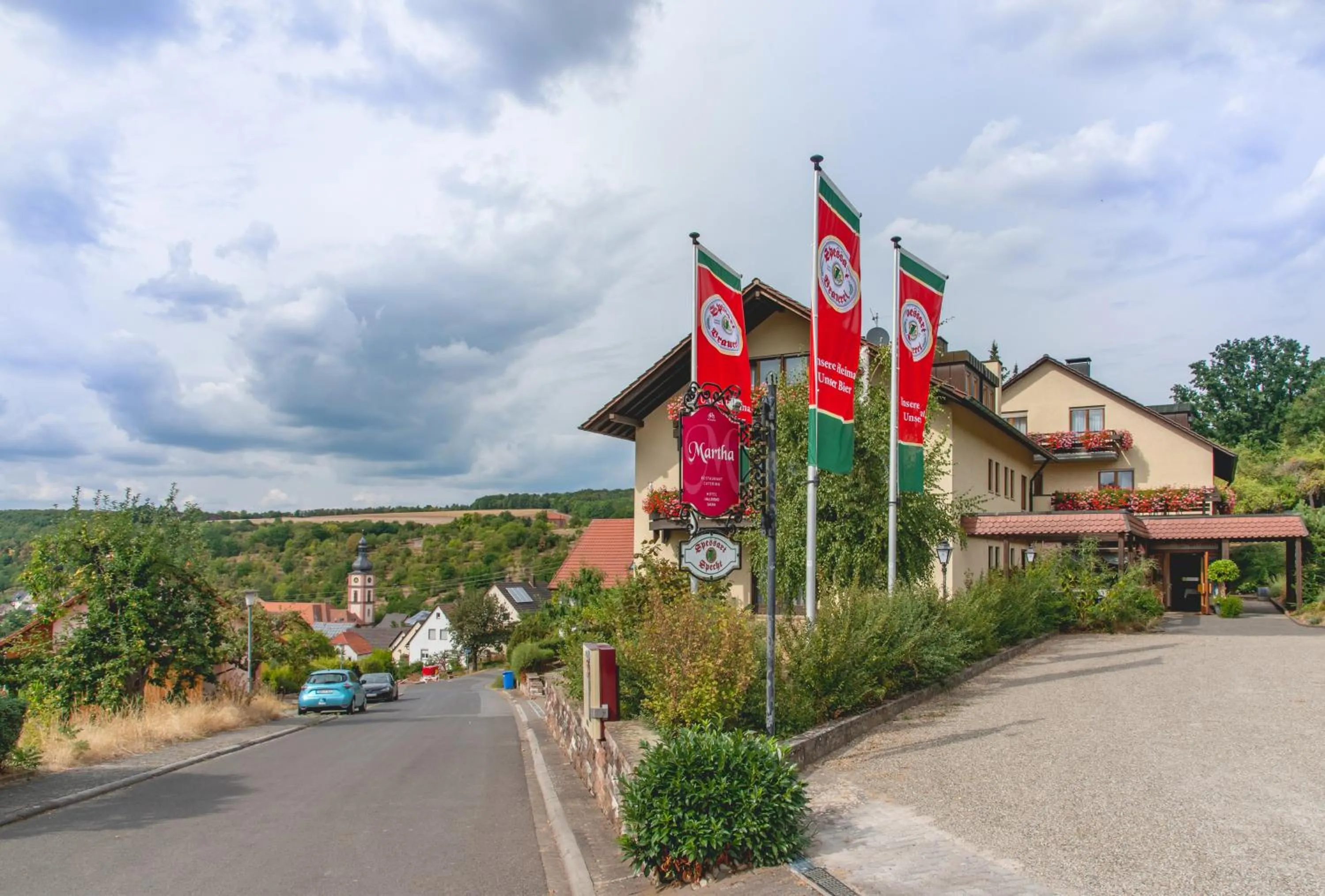 Property building in Hotel Restaurant Martha