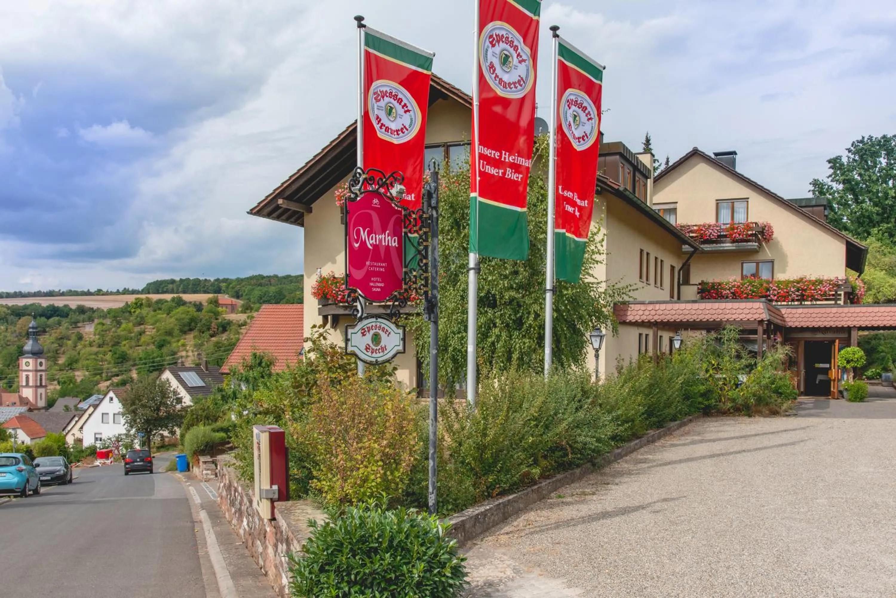 Property building in Hotel Restaurant Martha