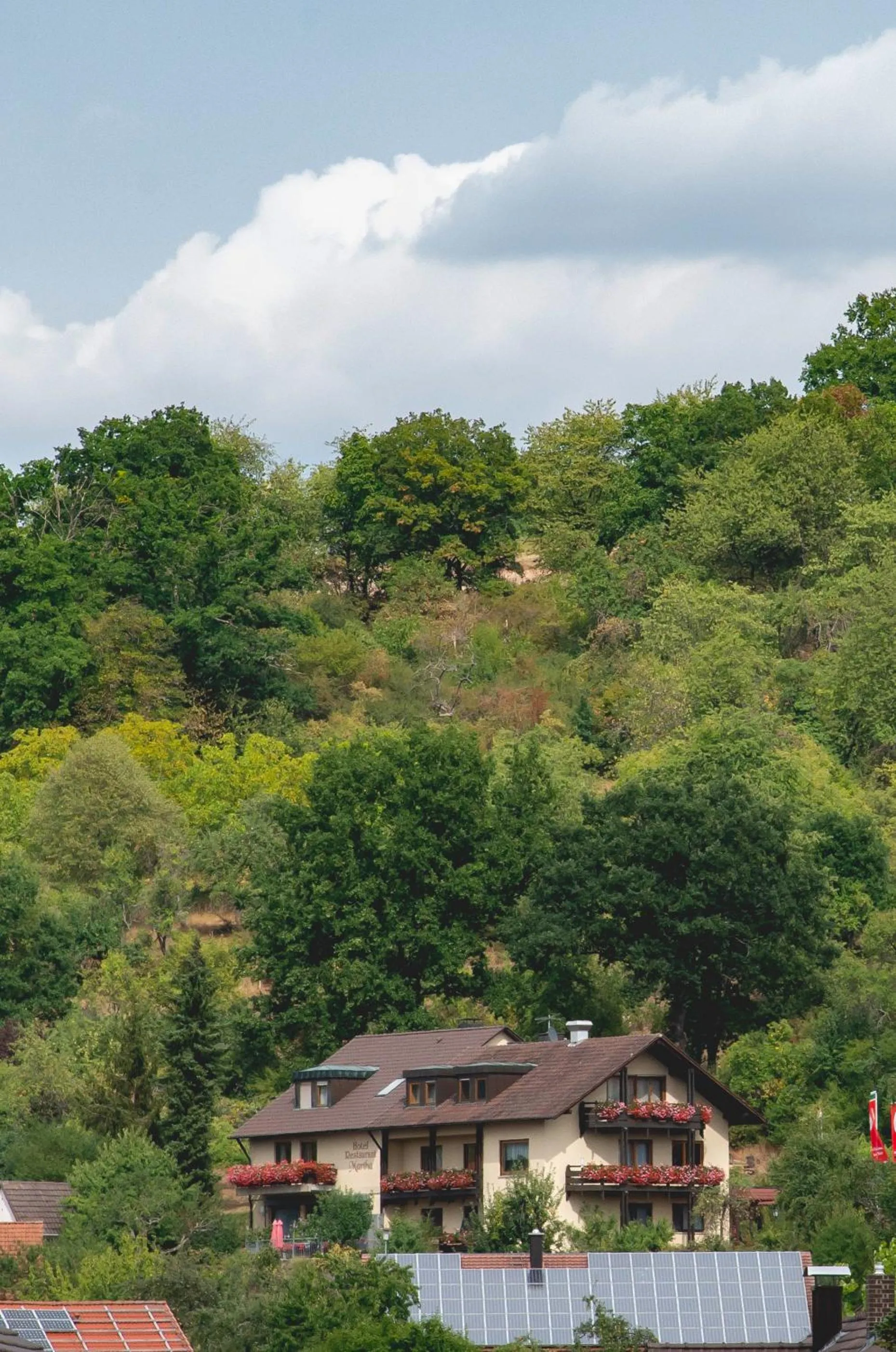 Property building in Hotel Restaurant Martha