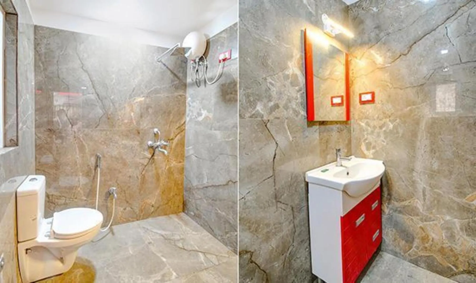 Bathroom in FabHotel The Crown Comforts