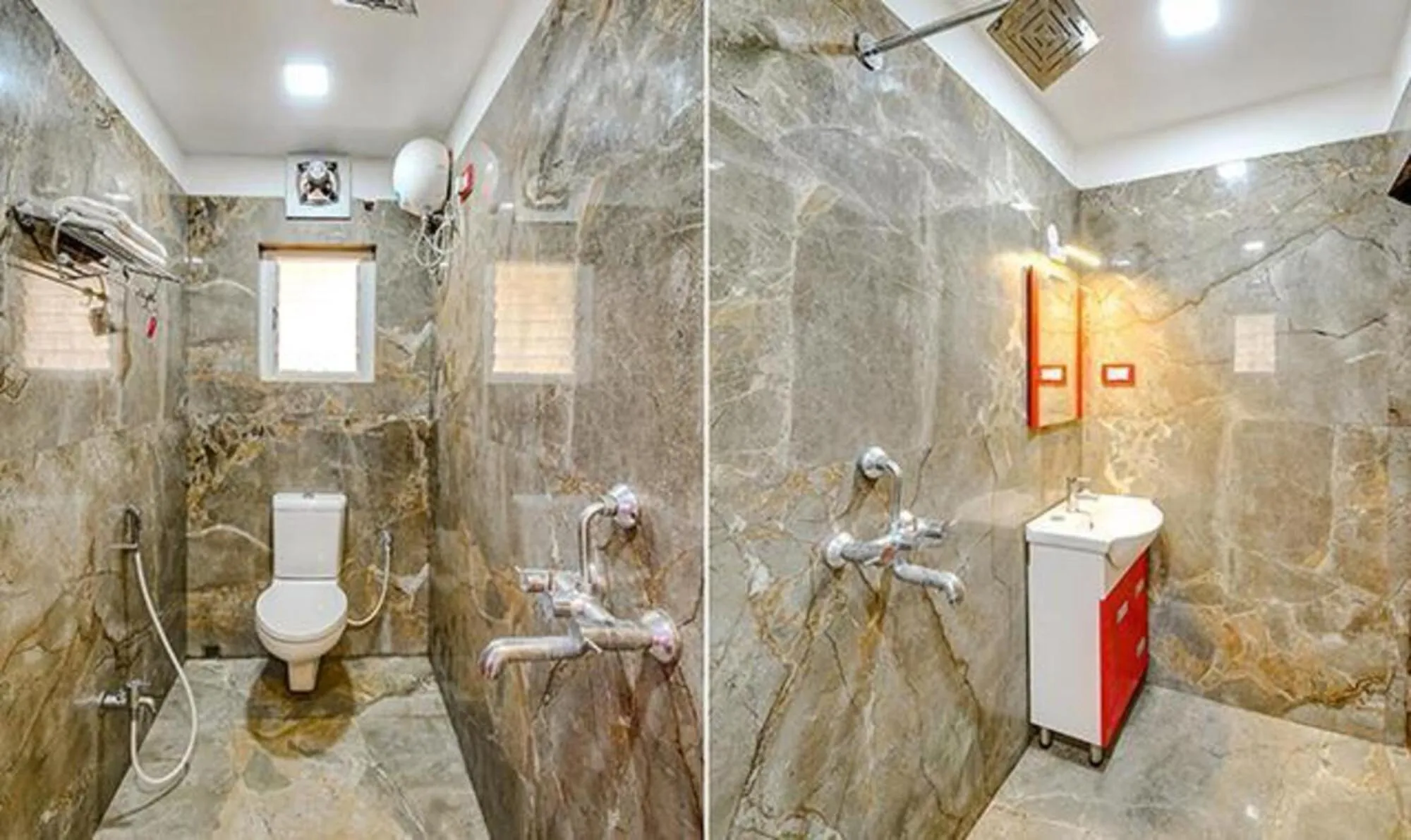 Bathroom in FabHotel The Crown Comforts