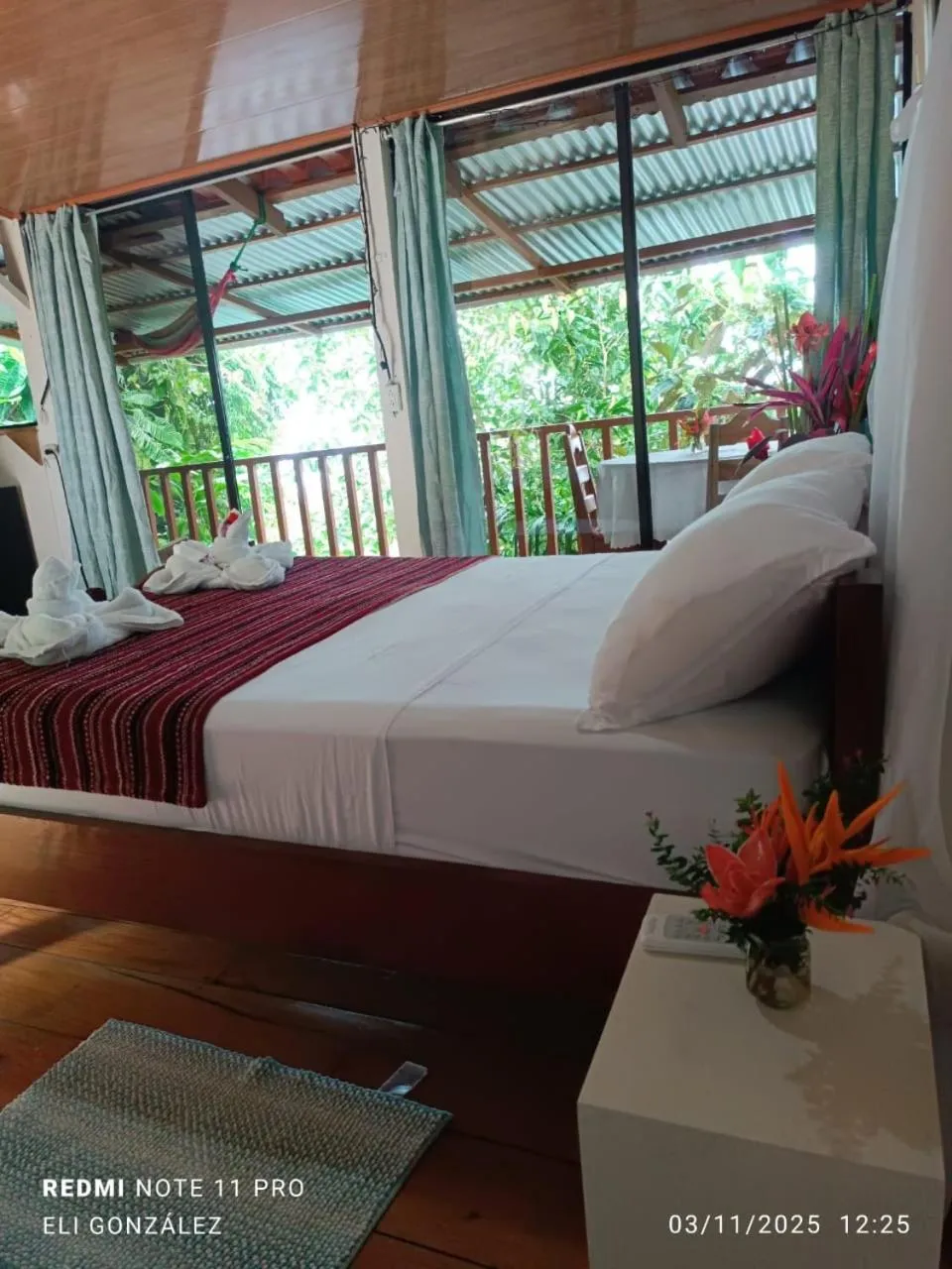 Bed in Casa Horizontes Corcovado