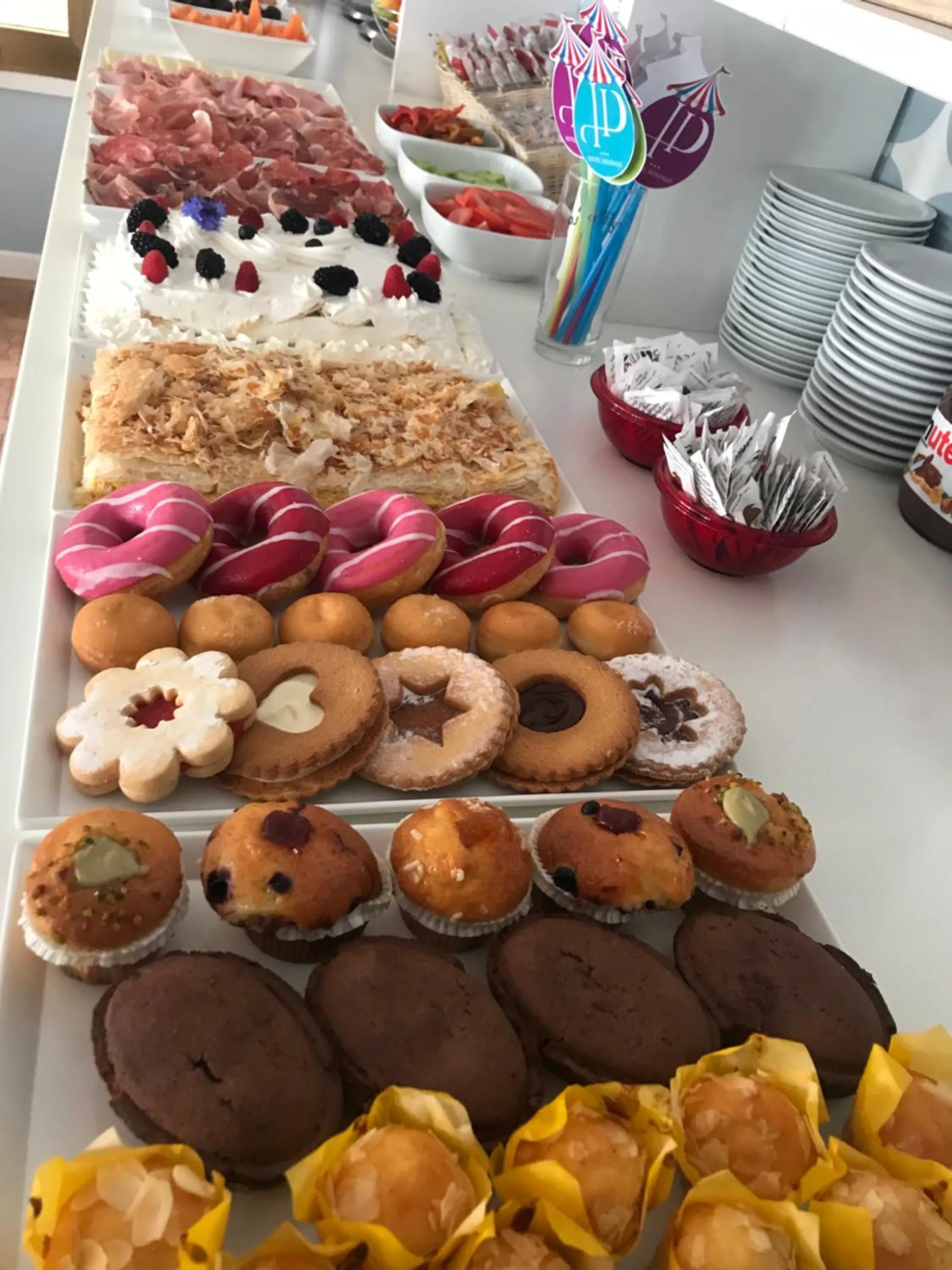 Buffet breakfast in Hotel Domingo