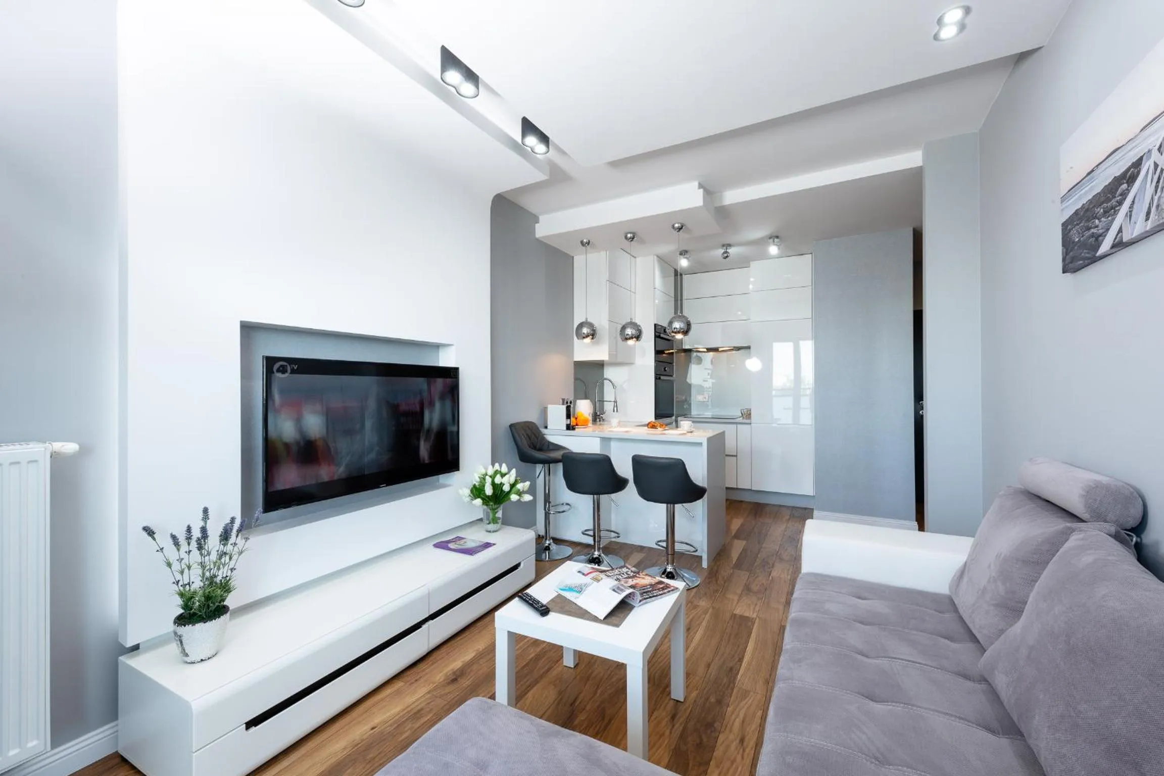 Living room in KaZou Residence