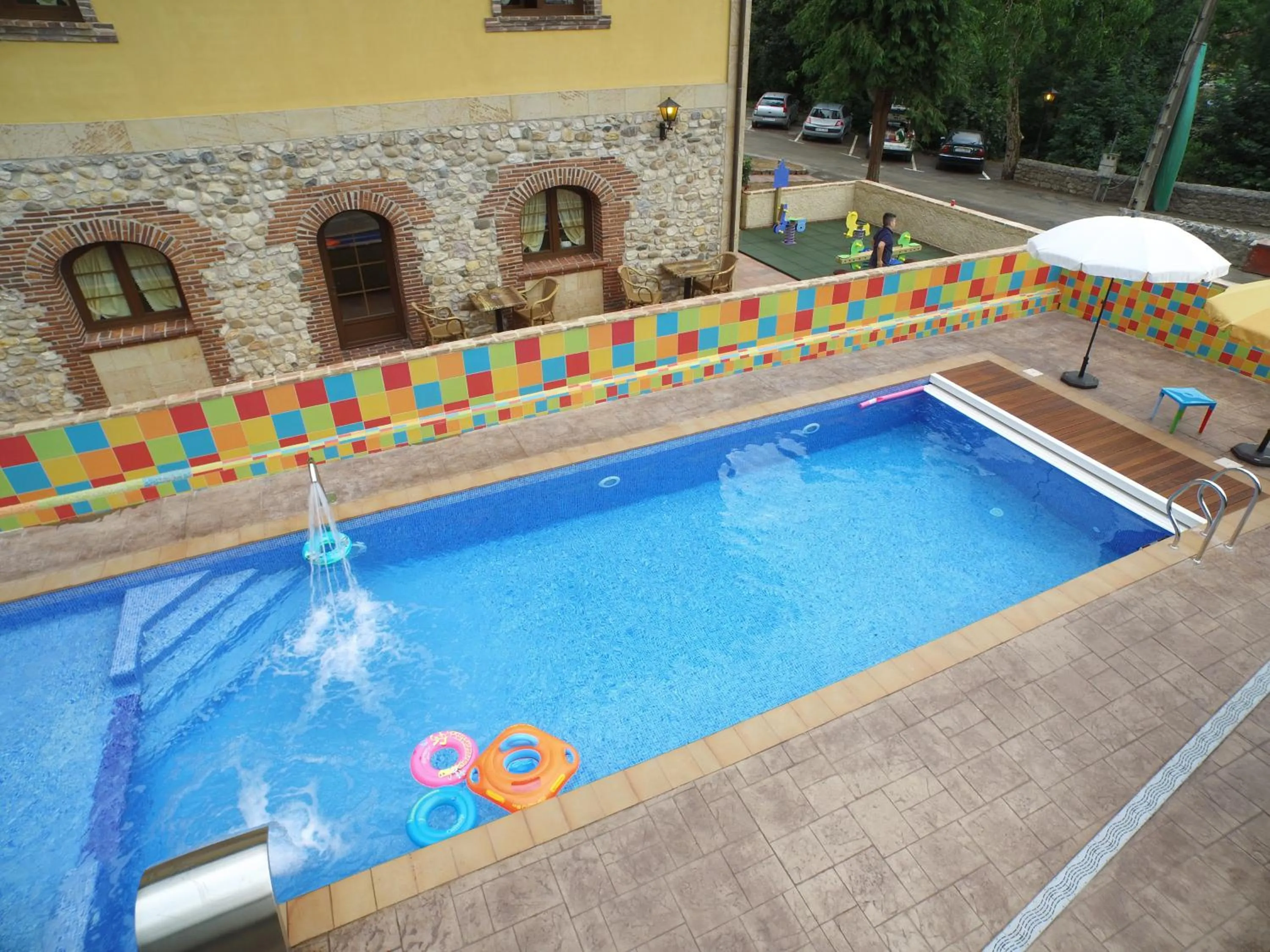 Swimming pool in Hotel Trapa