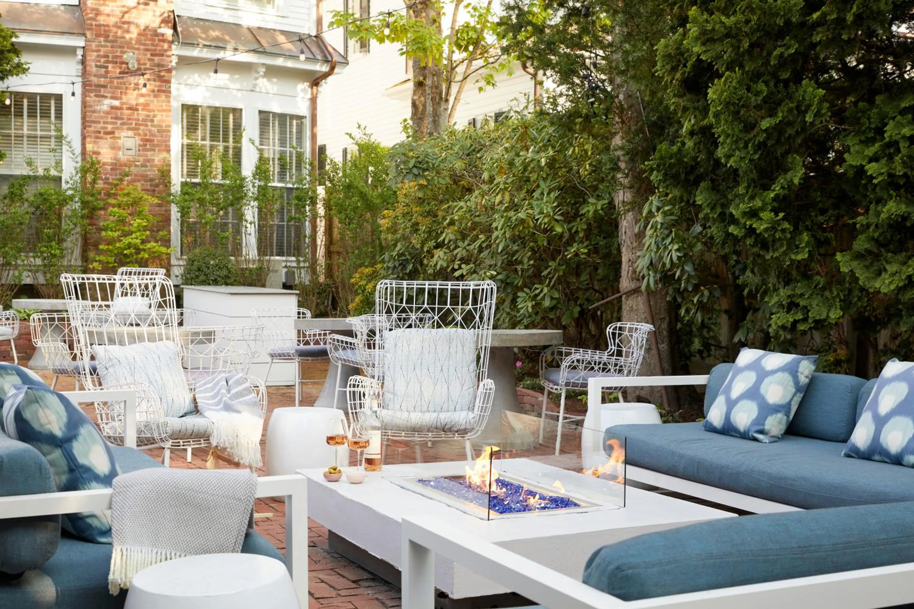 Patio in The Christopher, The Edgartown Collection