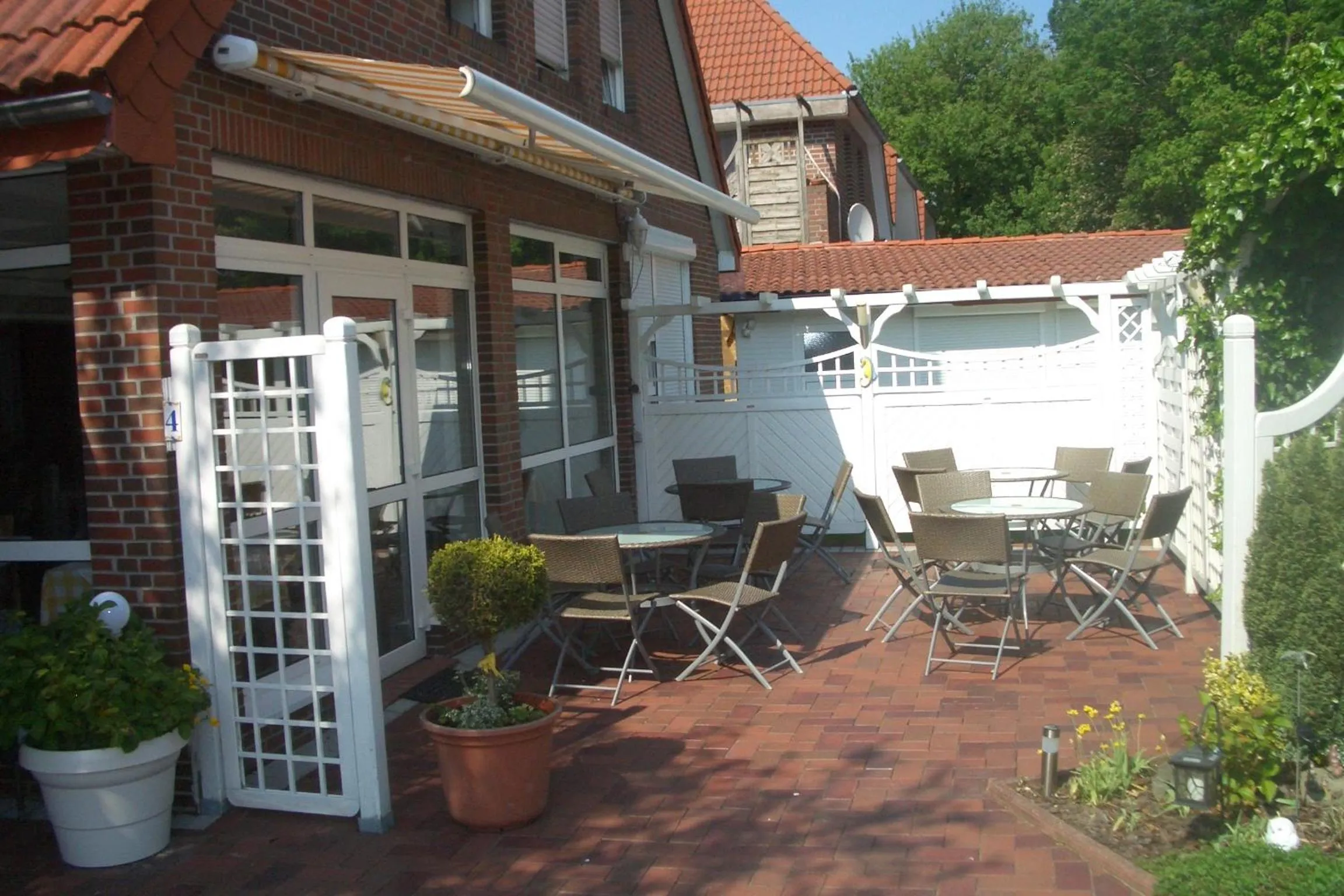 Patio in Pension Arndt UG