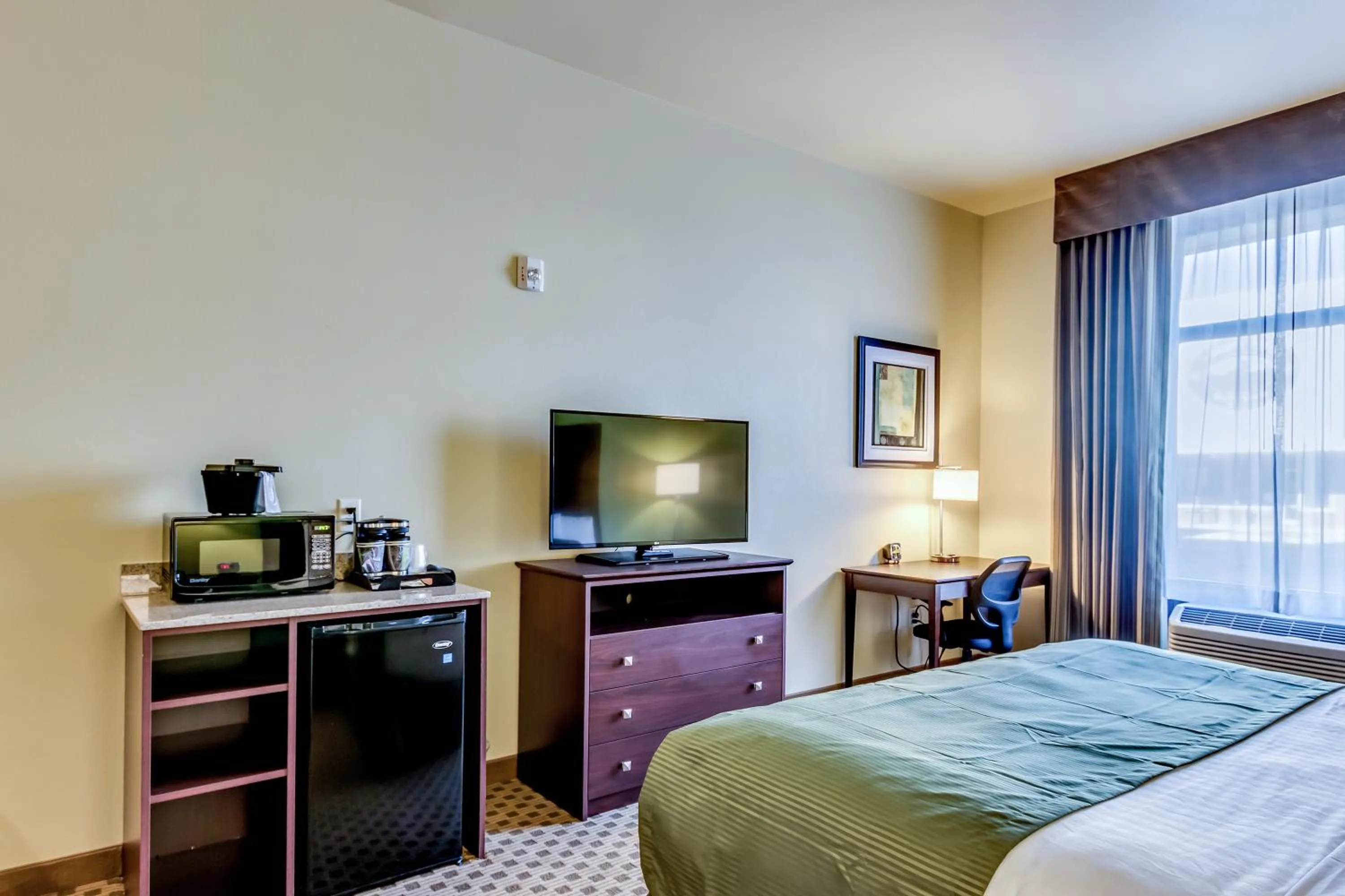 TV and multimedia, Bed in Cobblestone Inn & Suites - Waverly