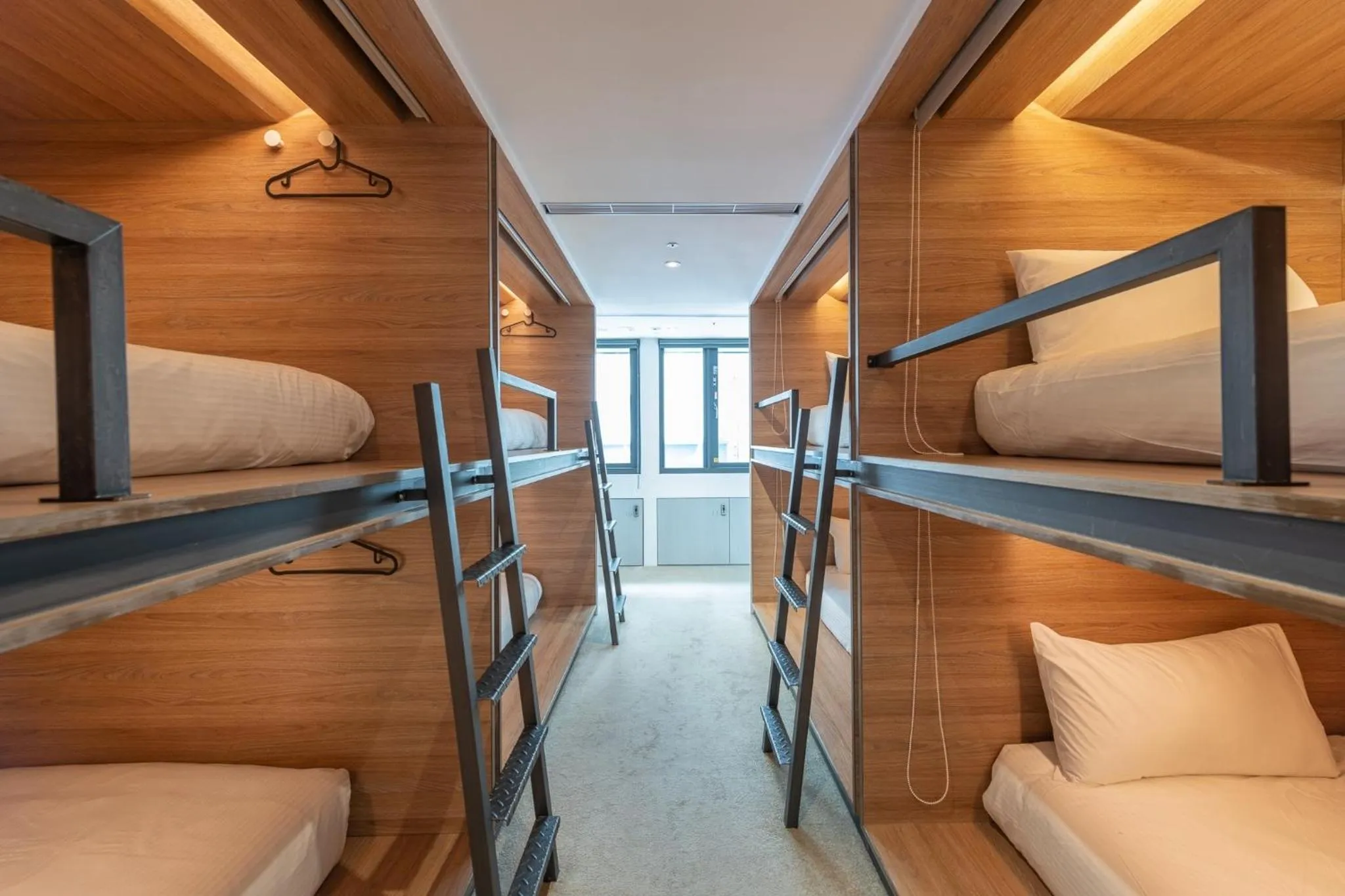 bunk bed in Bouti City Capsule Inn