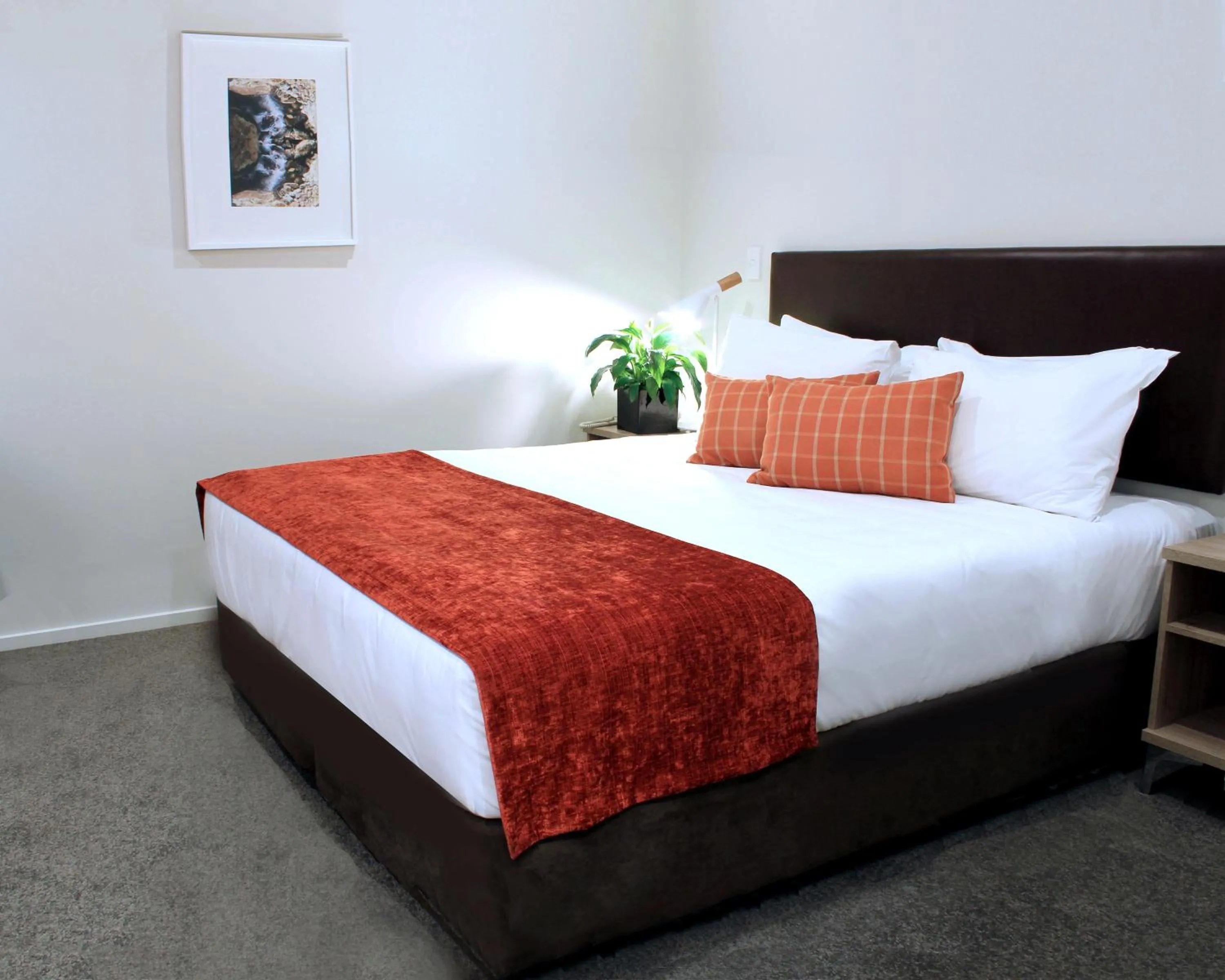 Bed in Quest Taupo