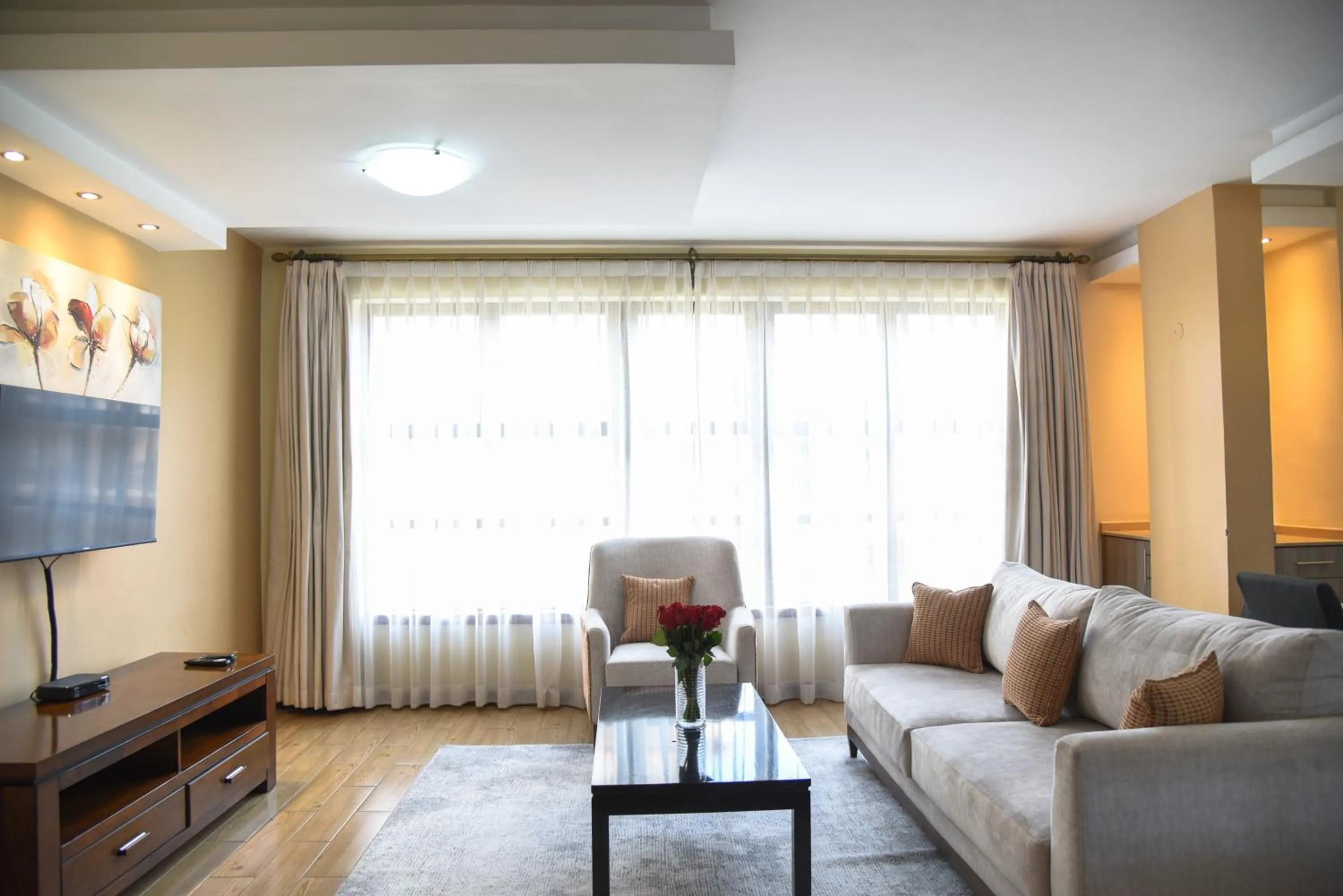 Living room in Fedha Residences by Trianum