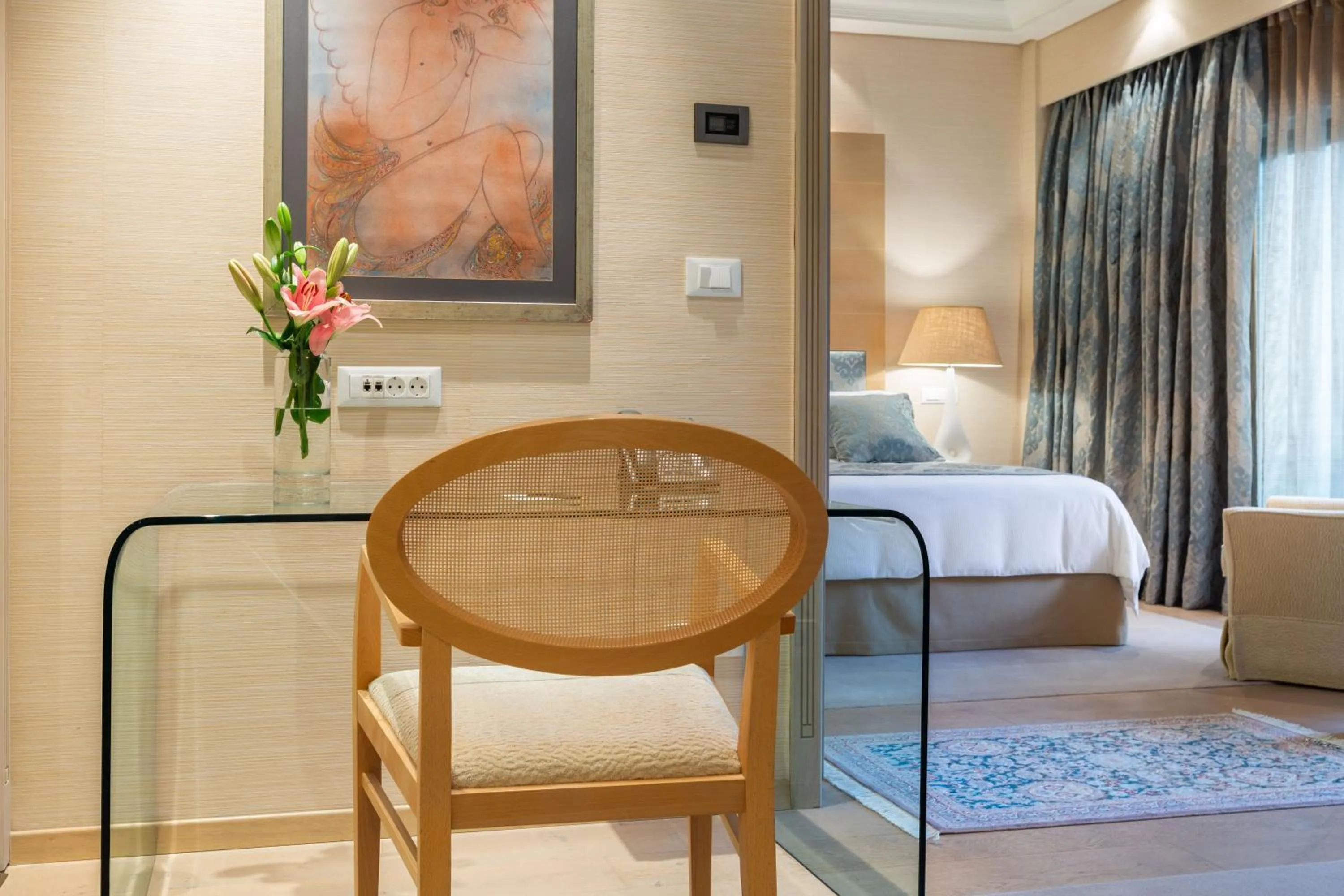 Bedroom, Bed in Rodos Park