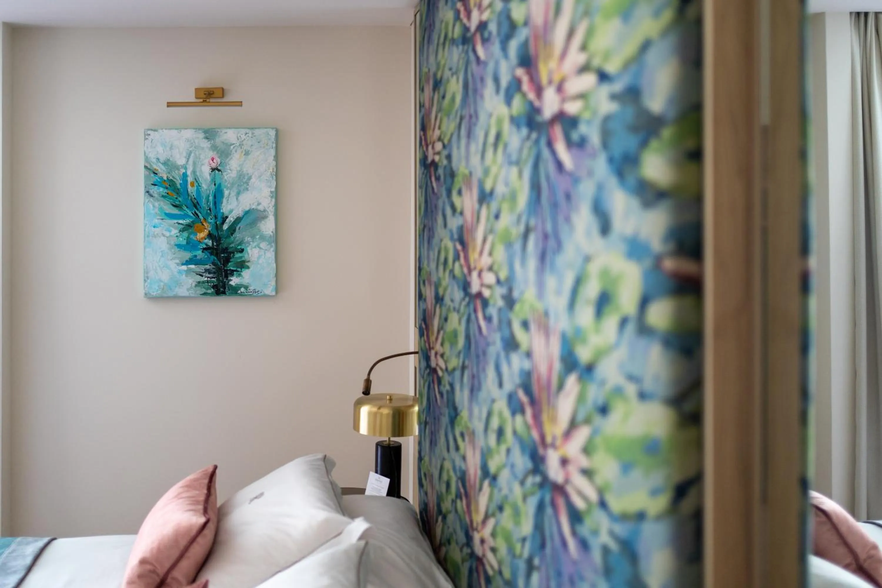 Decorative detail, Bed in Rodos Park