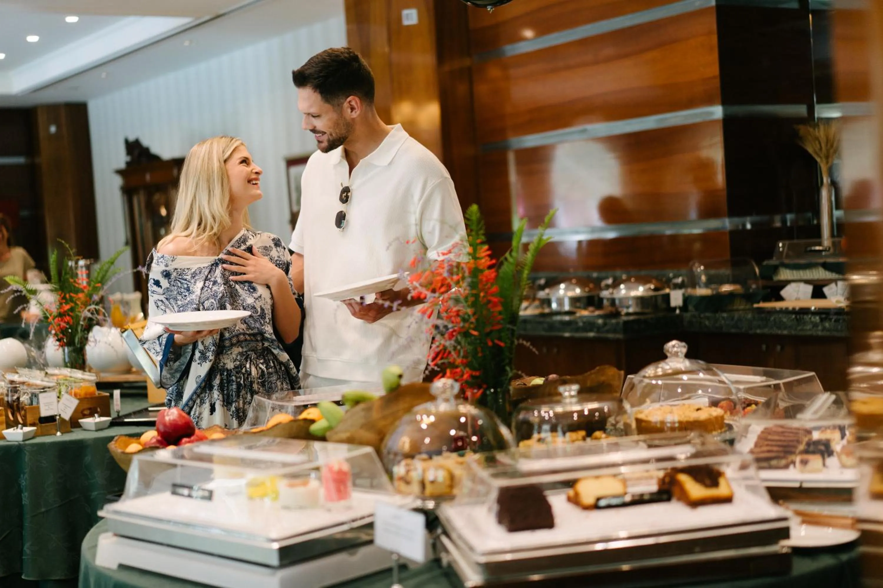 American breakfast in Rodos Park