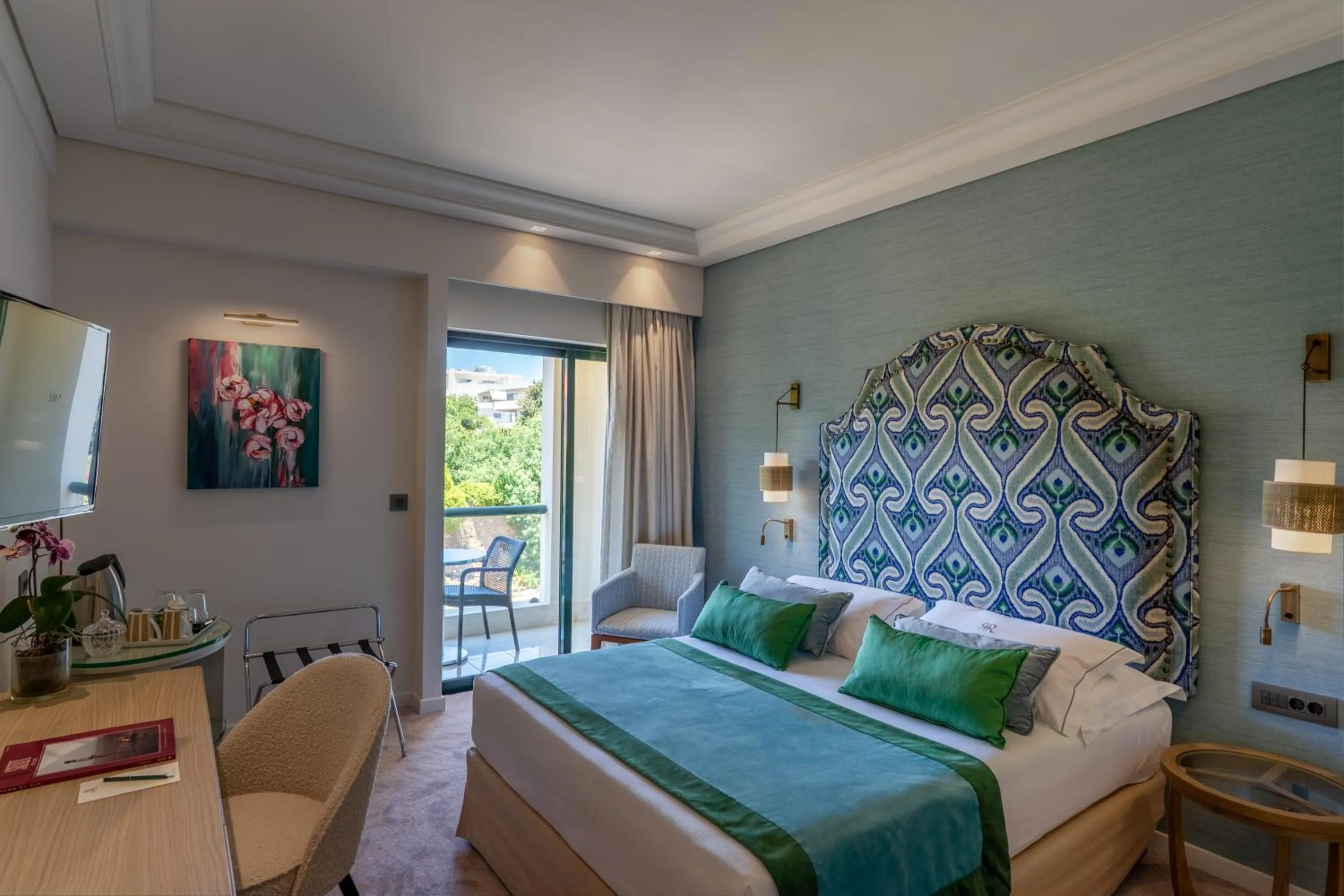 Bedroom, Bed in Rodos Park