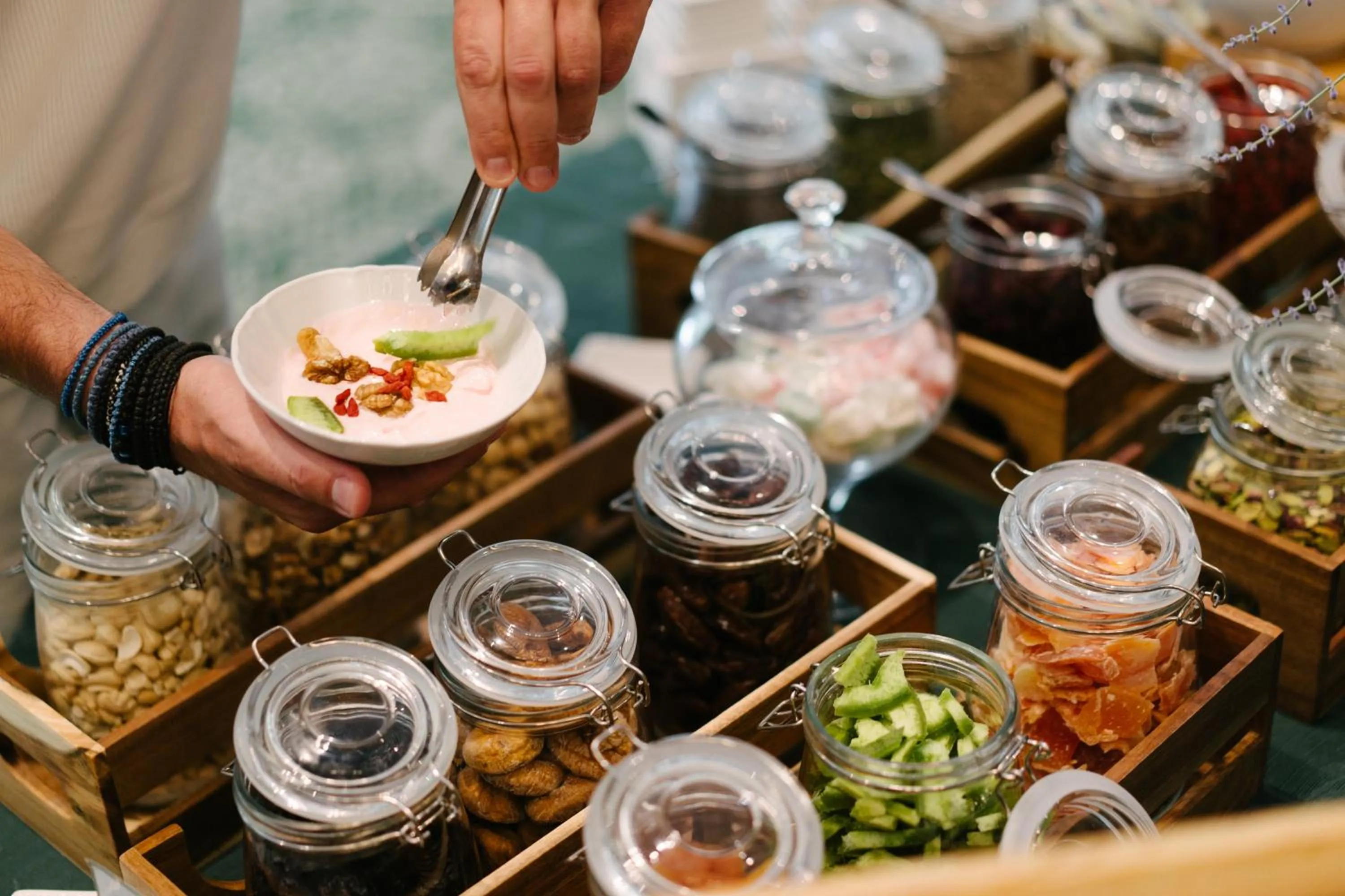 Buffet breakfast in Rodos Park