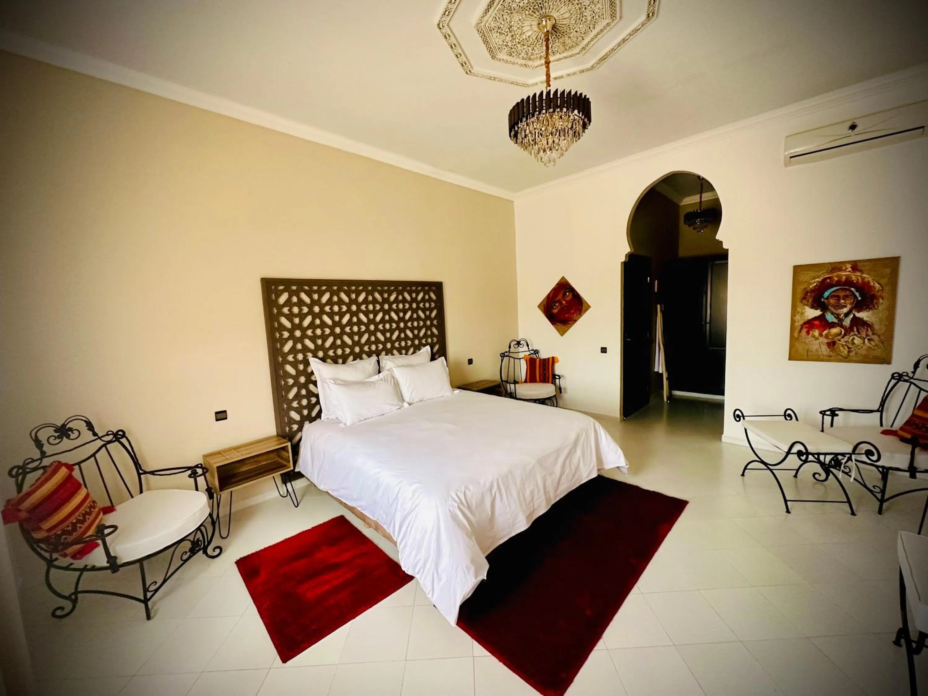 Bedroom in Riad Soir De Marrakech