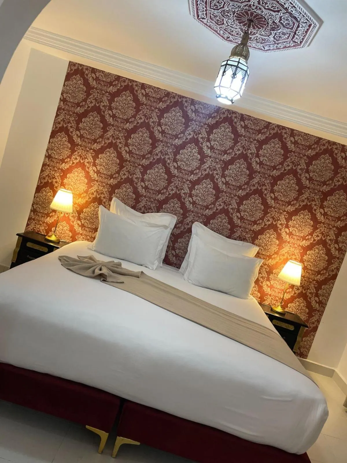 Bed in Riad Soir De Marrakech