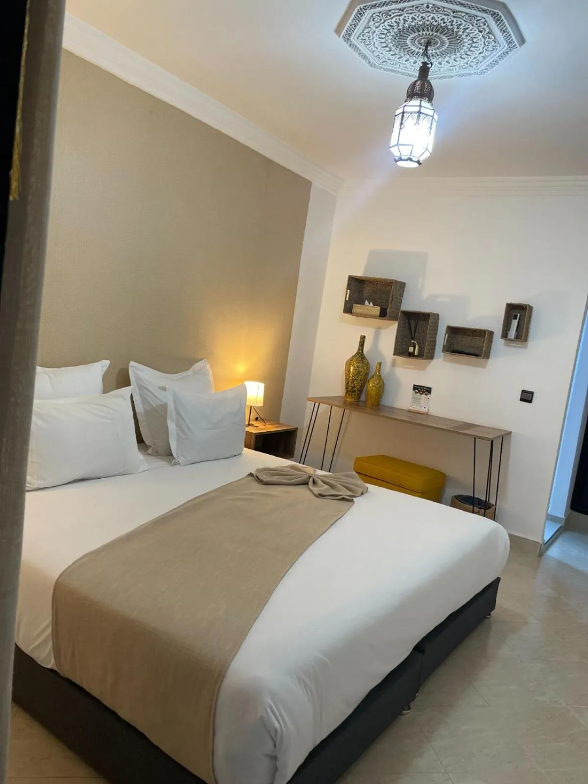 Bed in Riad Soir De Marrakech