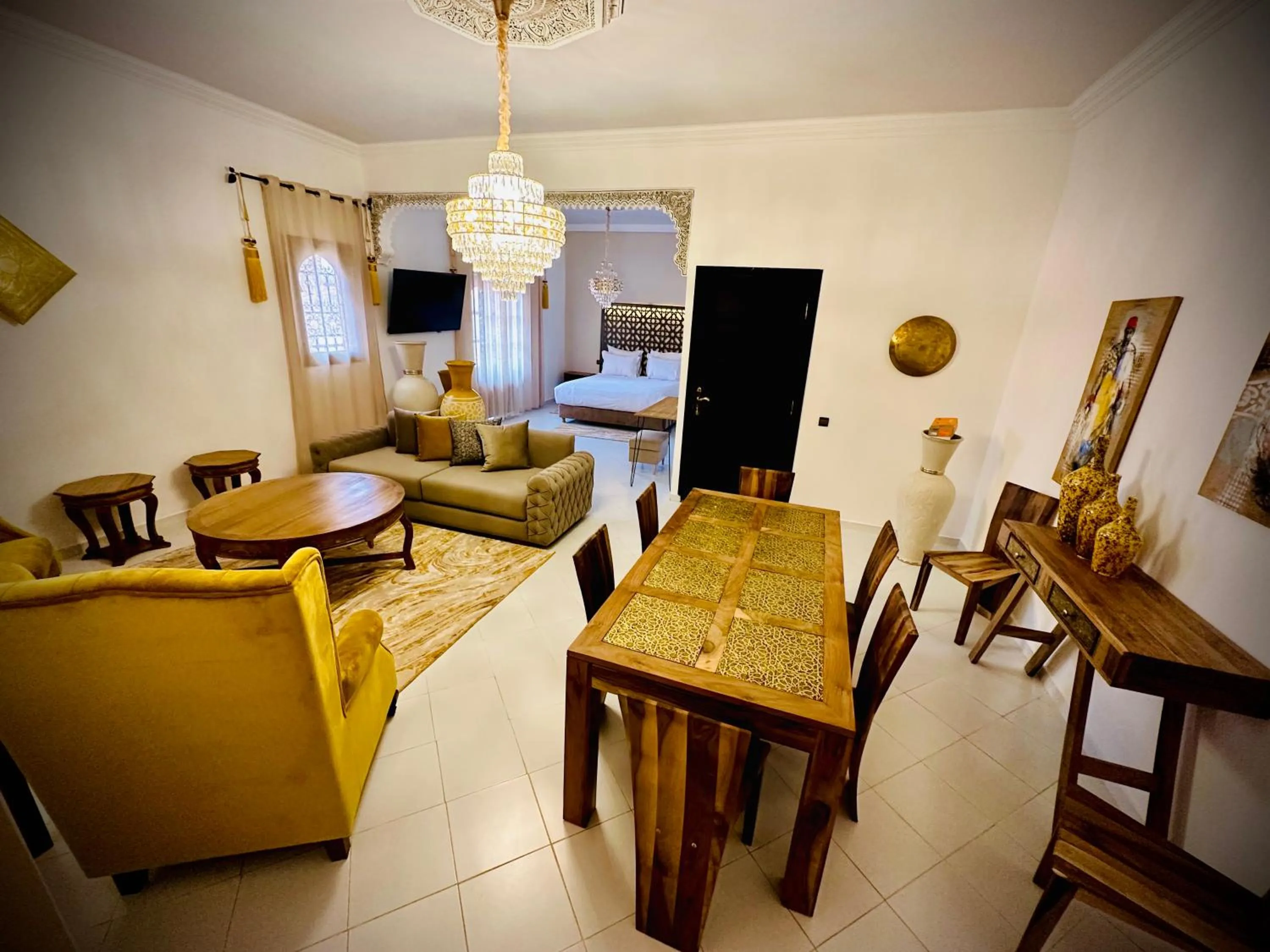 Living room in Riad Soir De Marrakech