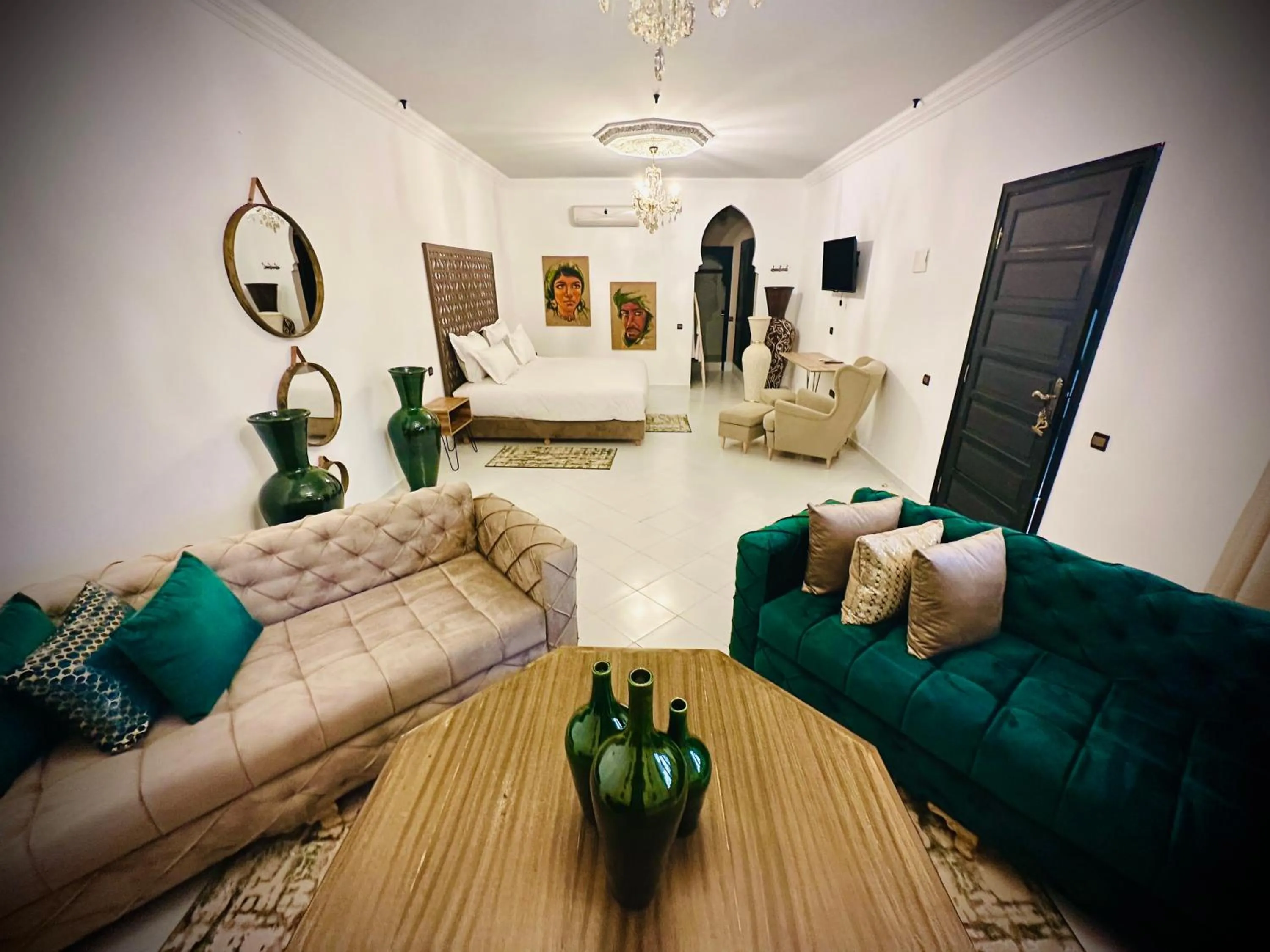 Living room in Riad Soir De Marrakech