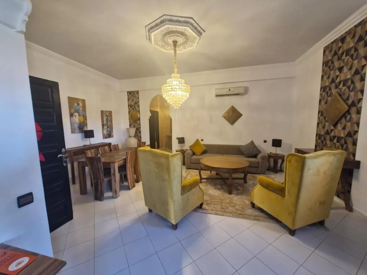 Seating area in Riad Soir De Marrakech