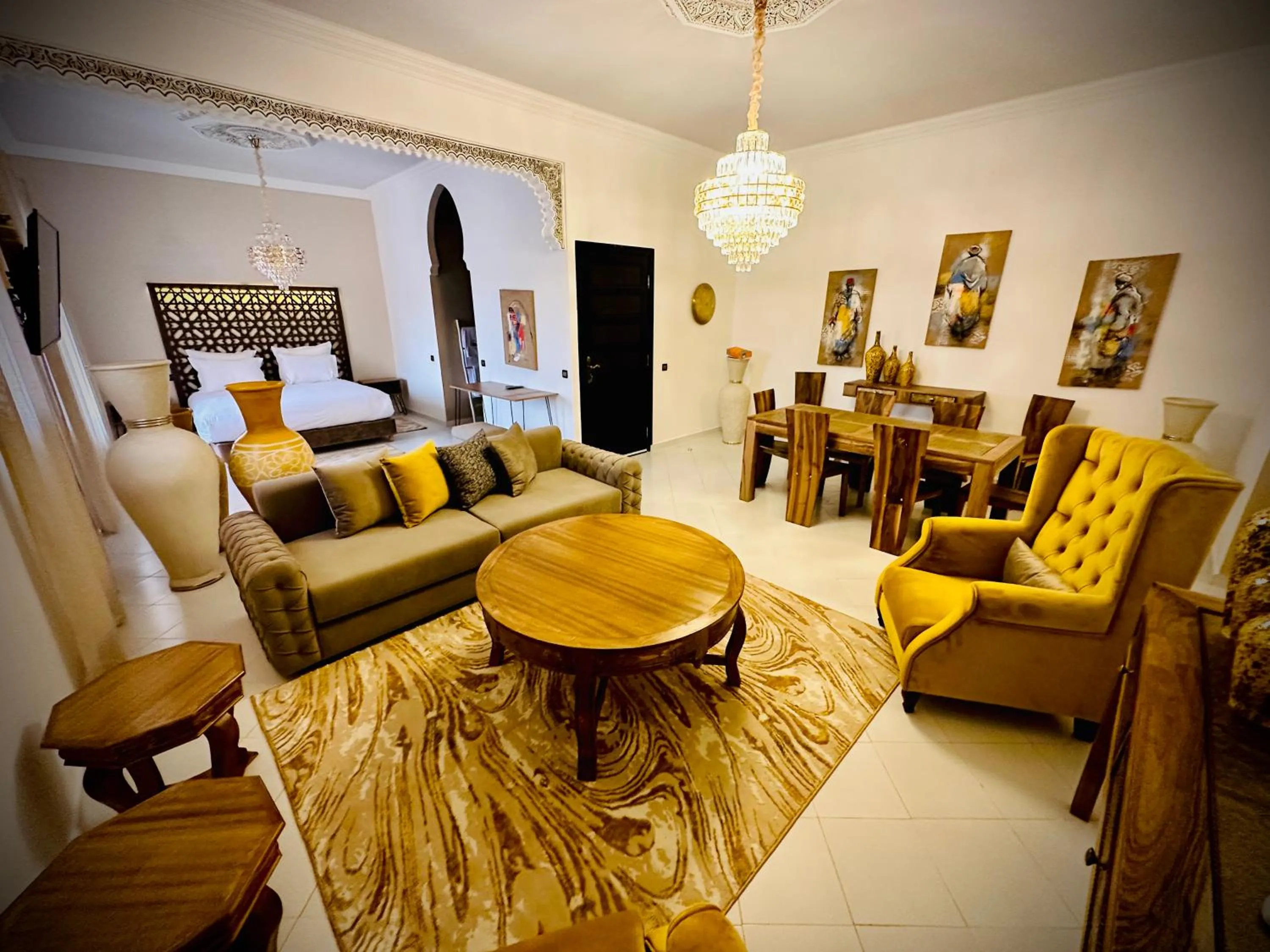 Photo of the whole room in Riad Soir De Marrakech