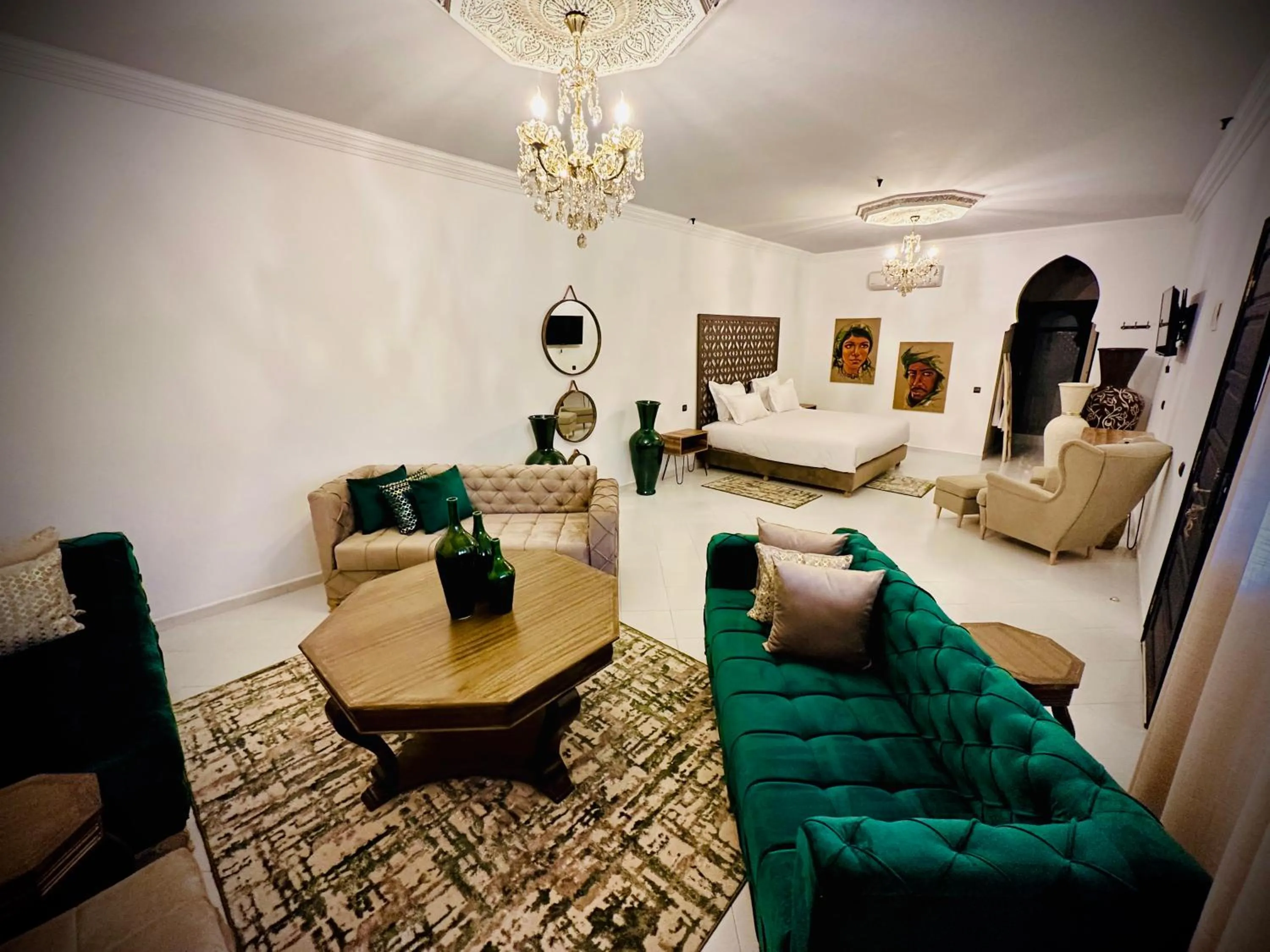 Living room in Riad Soir De Marrakech