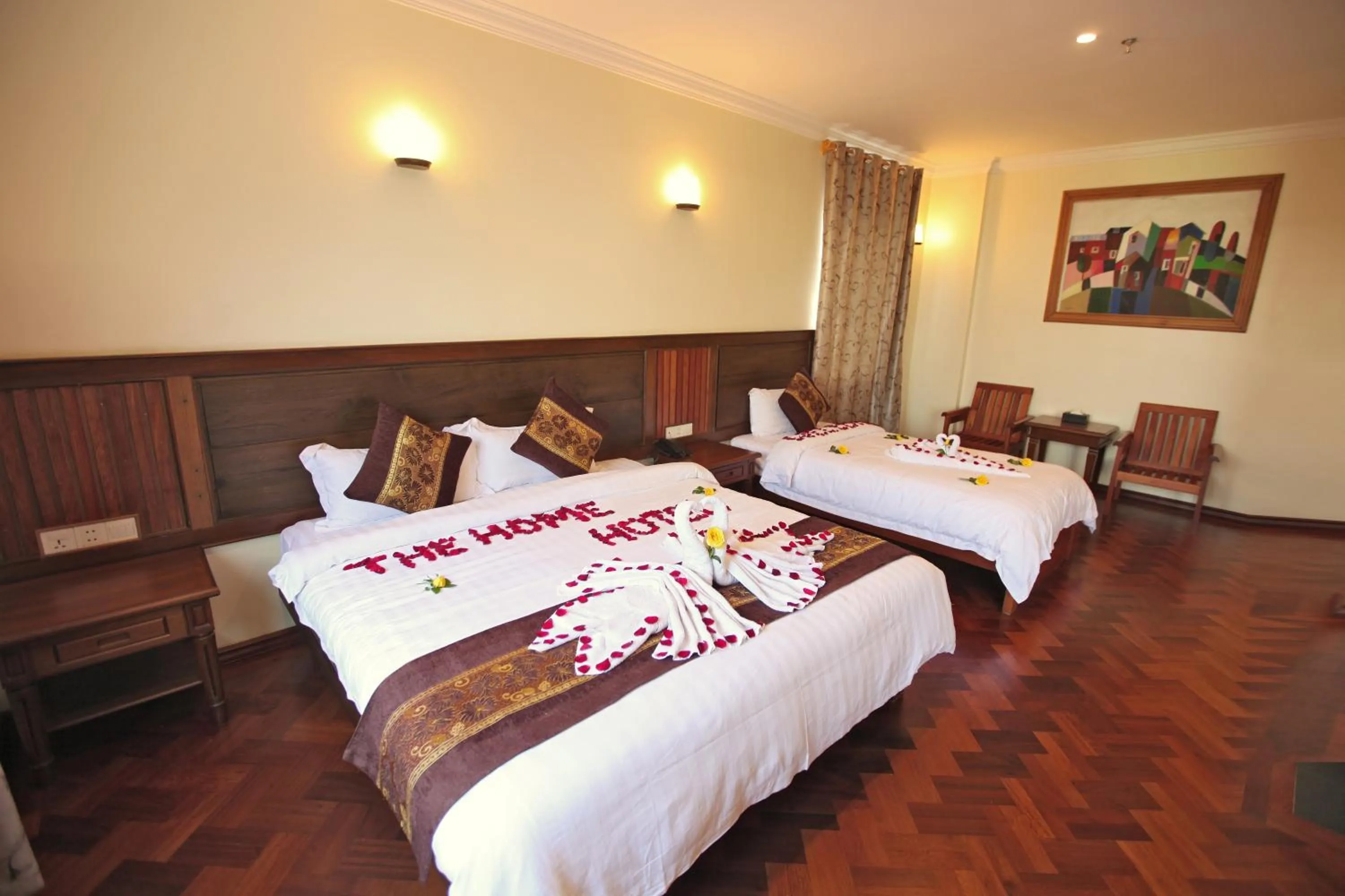 Bed in The Home Hotel