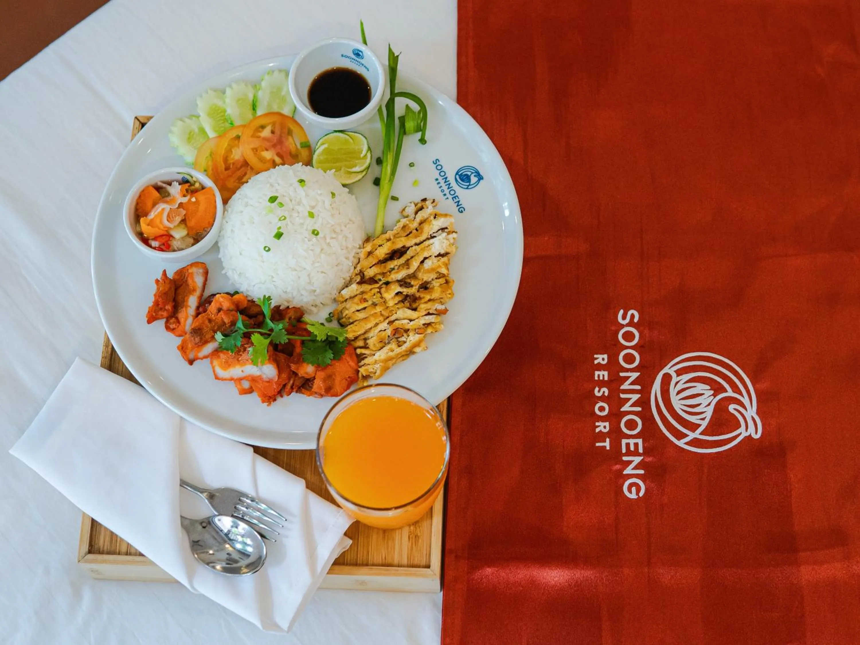 Food close-up in SoonNoeng Resort