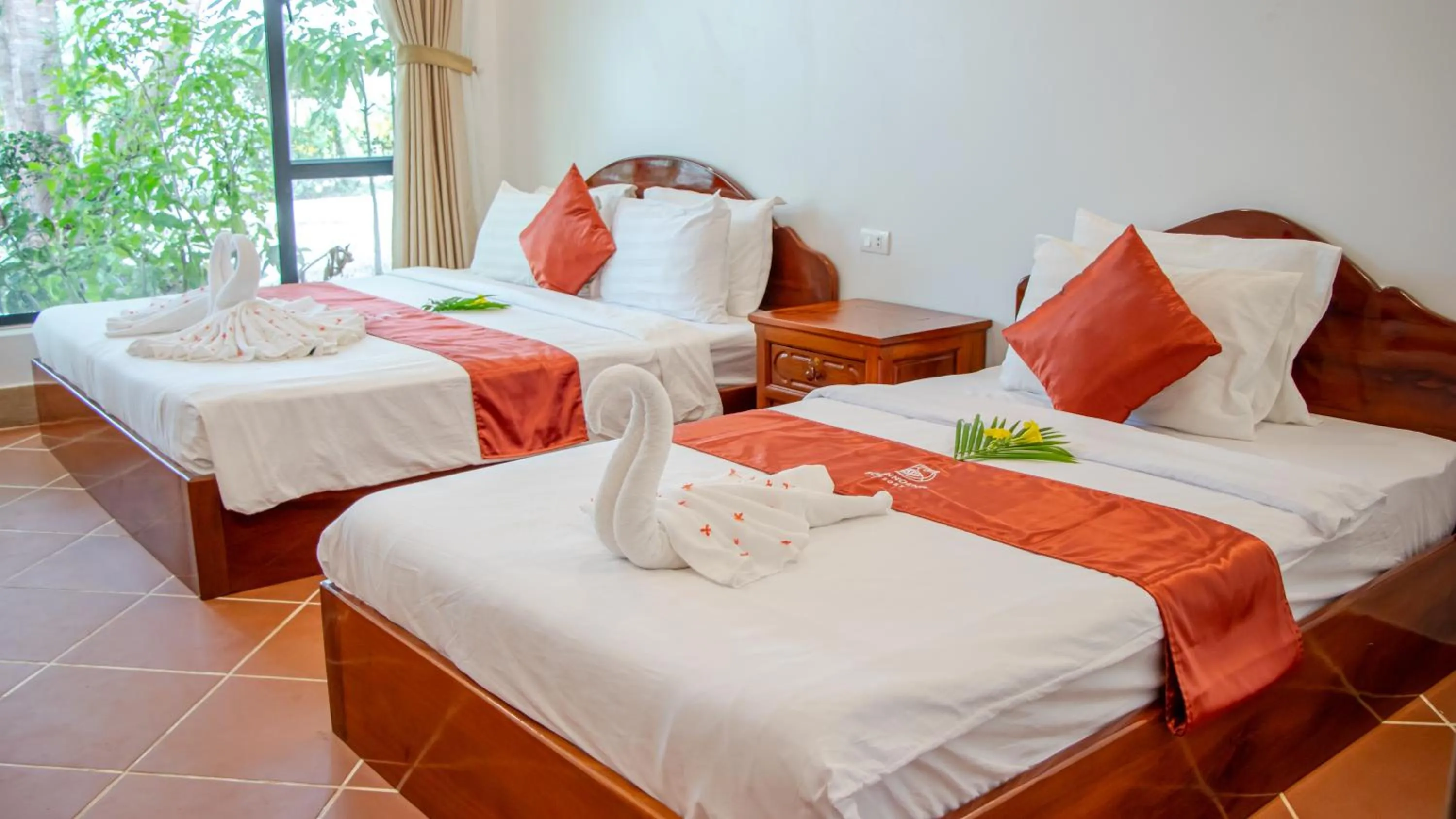 Bed in SoonNoeng Resort