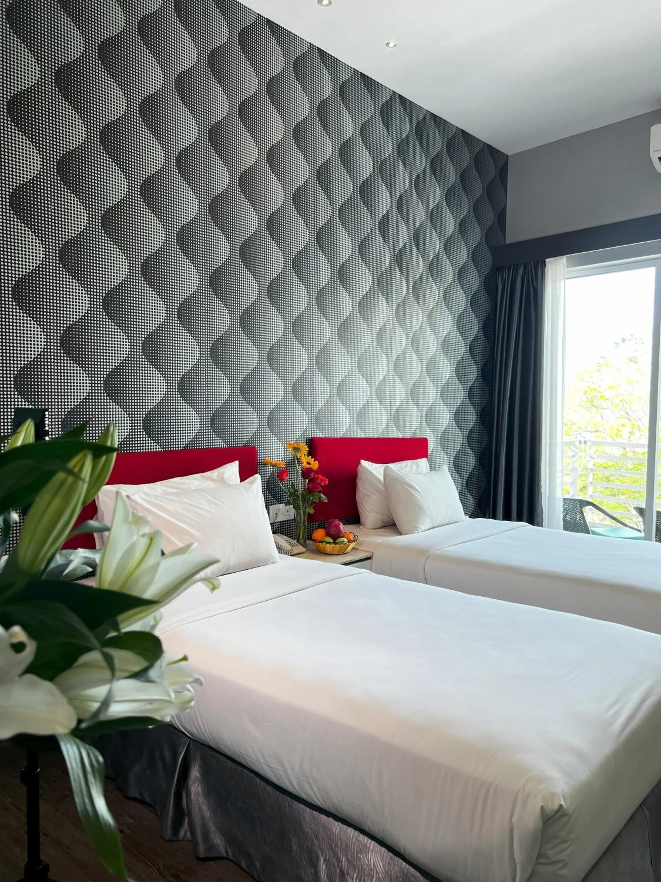 Bed in Cenang Plaza Beach Hotel